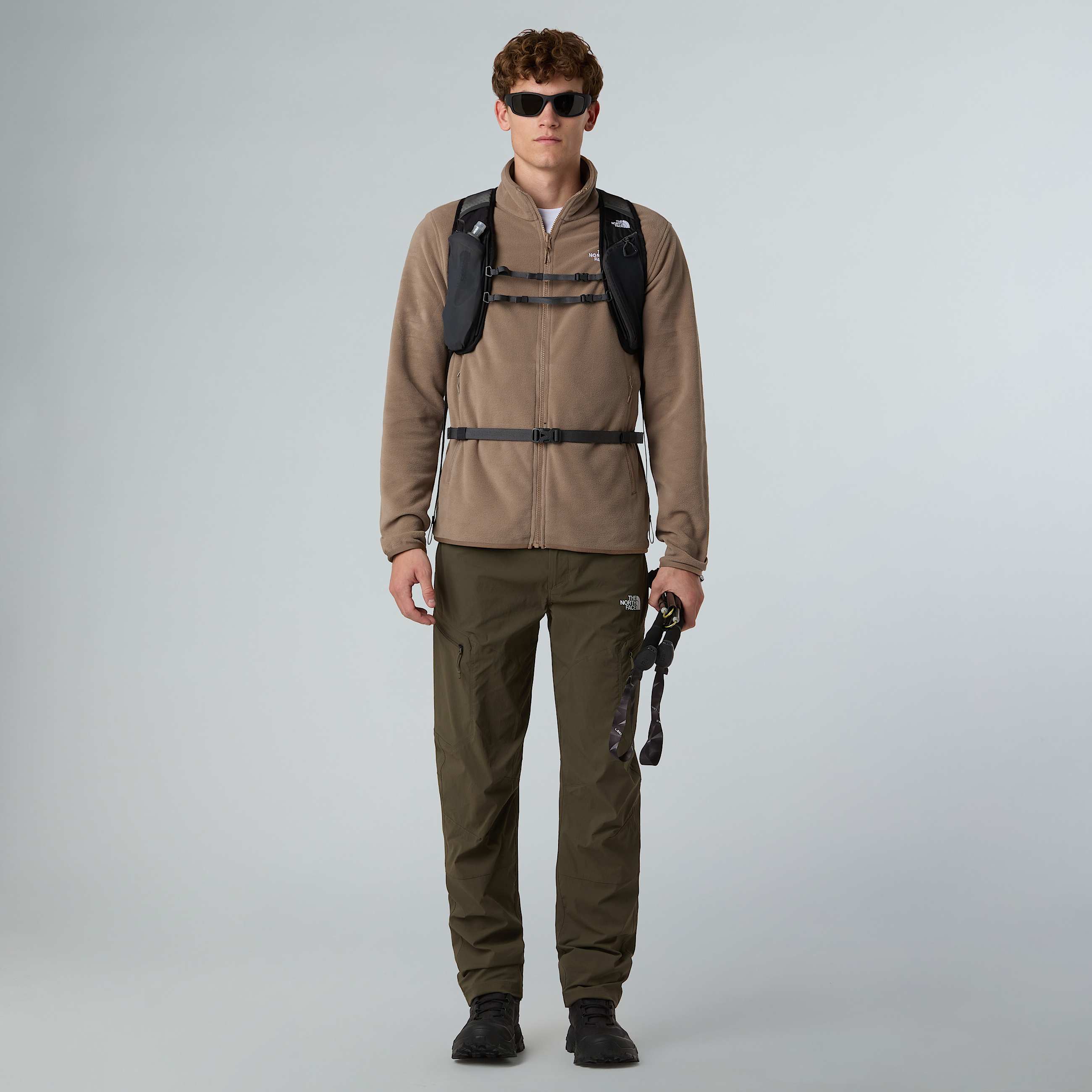 Glacier Fleece fr Herren TNF Mocha Brown ALT5