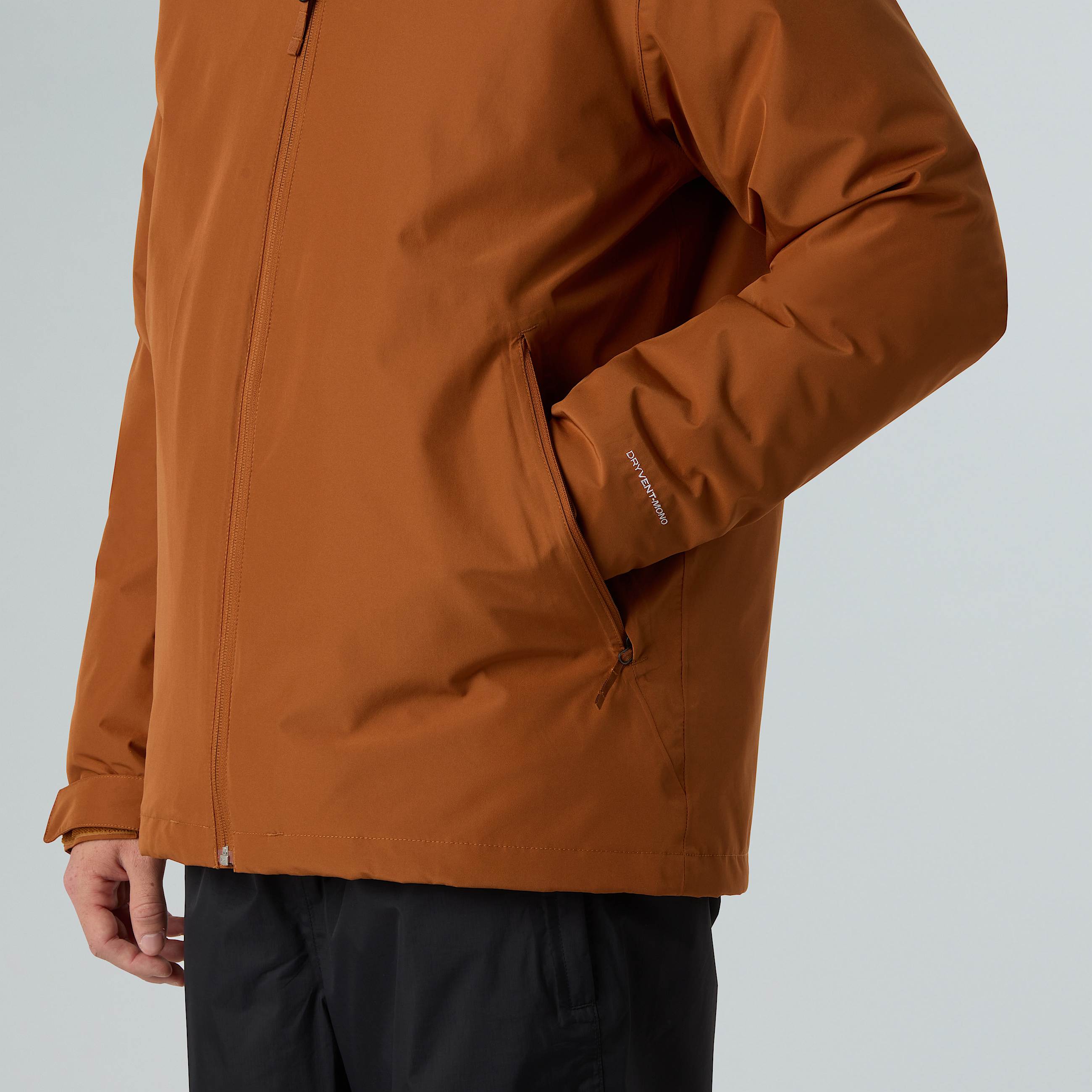 Mens Carto Mono Triclimate 3in1 Hooded Jacket TNF Burnt Umber ALT11