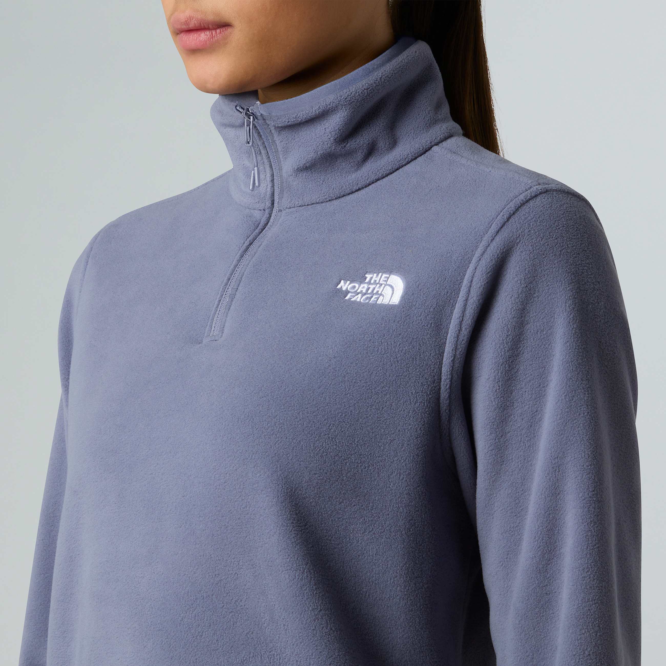 Glacierfleece met kwartrits voor dames TNF ALT7