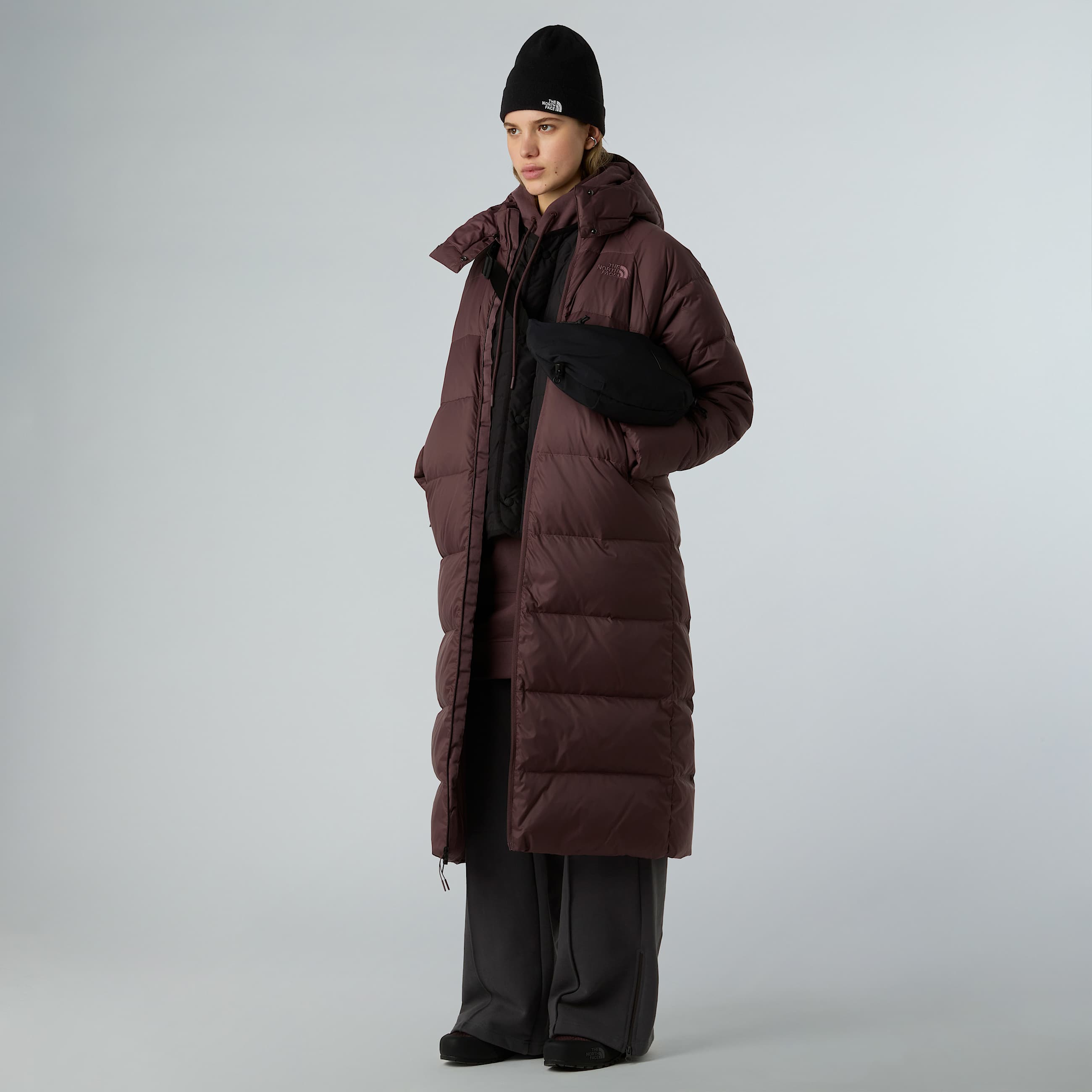 Parka longue  capuche en duvet Hydrenalite City pour femme TNF Tawny Quartz ALT5