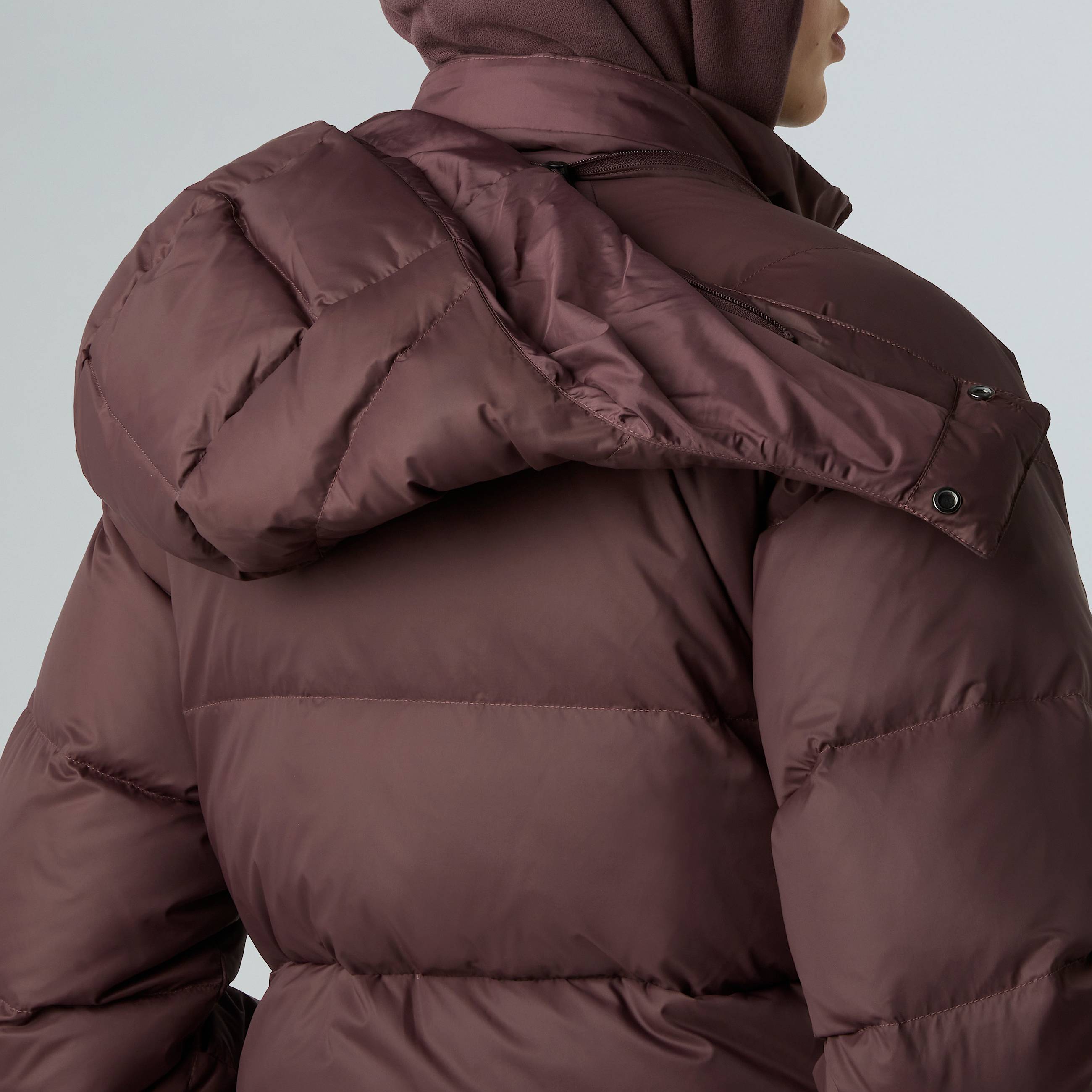 Parka longue  capuche en duvet Hydrenalite City pour femme TNF Tawny Quartz ALT9