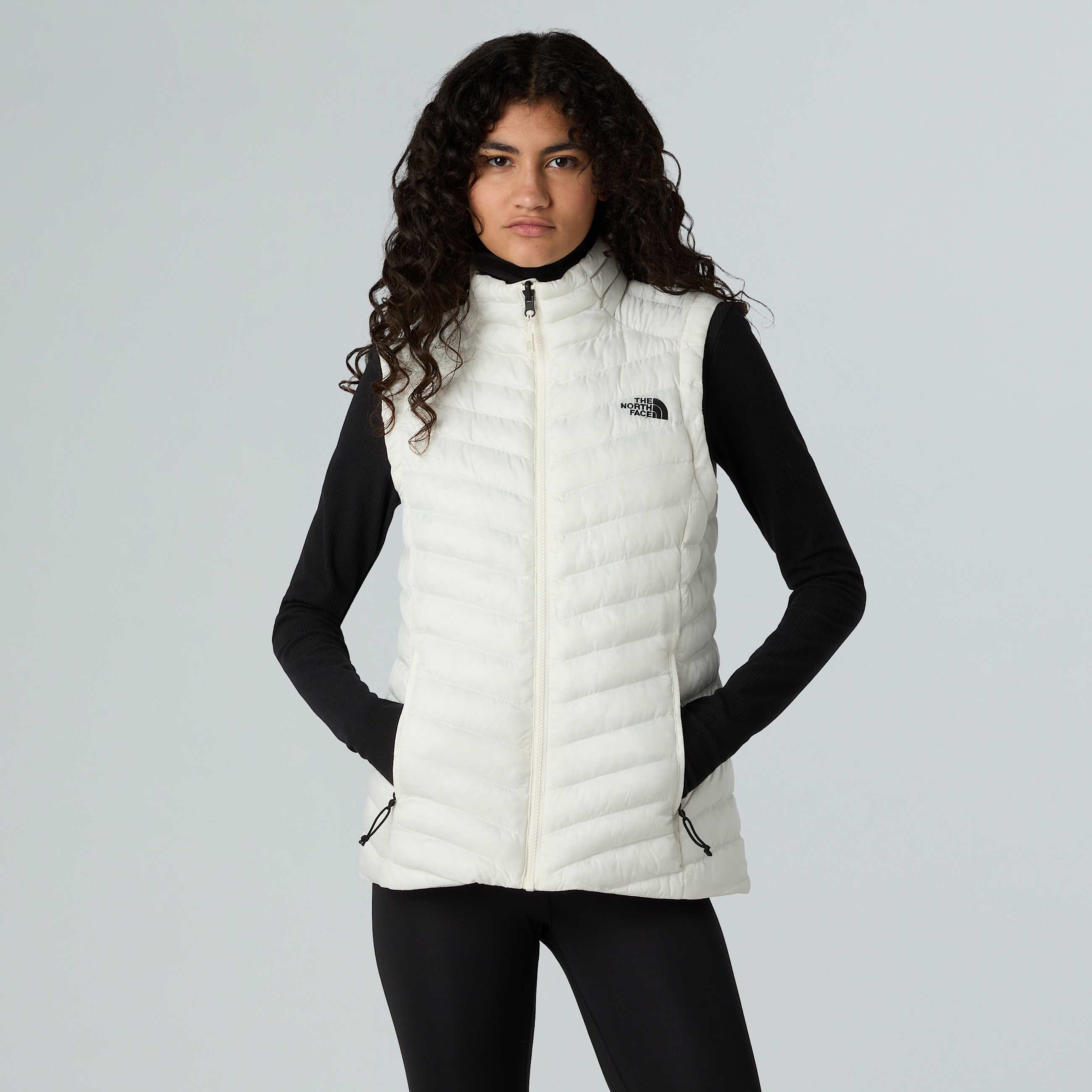 Womens Huila Synthetic Insulation Gilet TNF White Dune ALT4