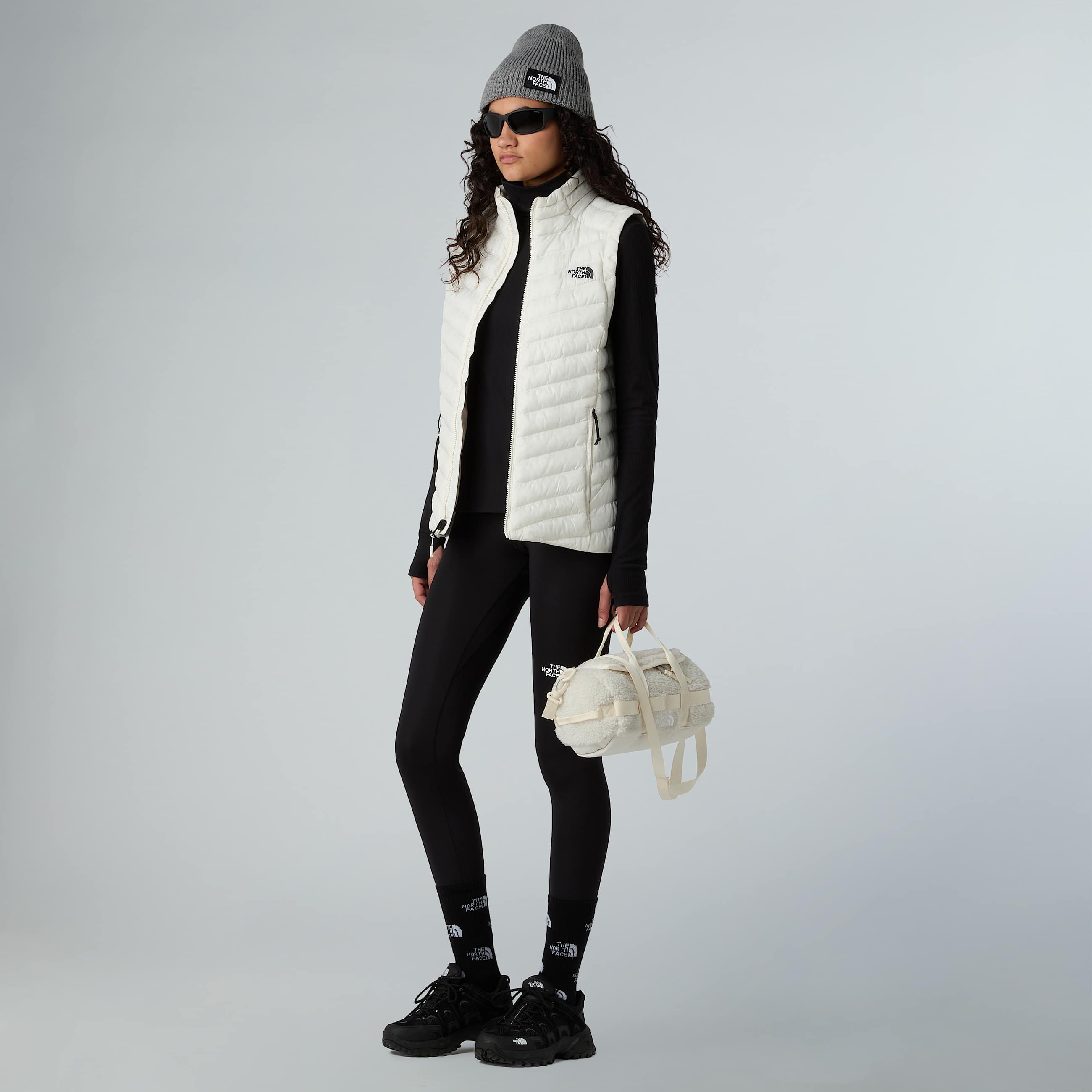 Womens Huila Synthetic Insulation Gilet TNF White Dune ALT5
