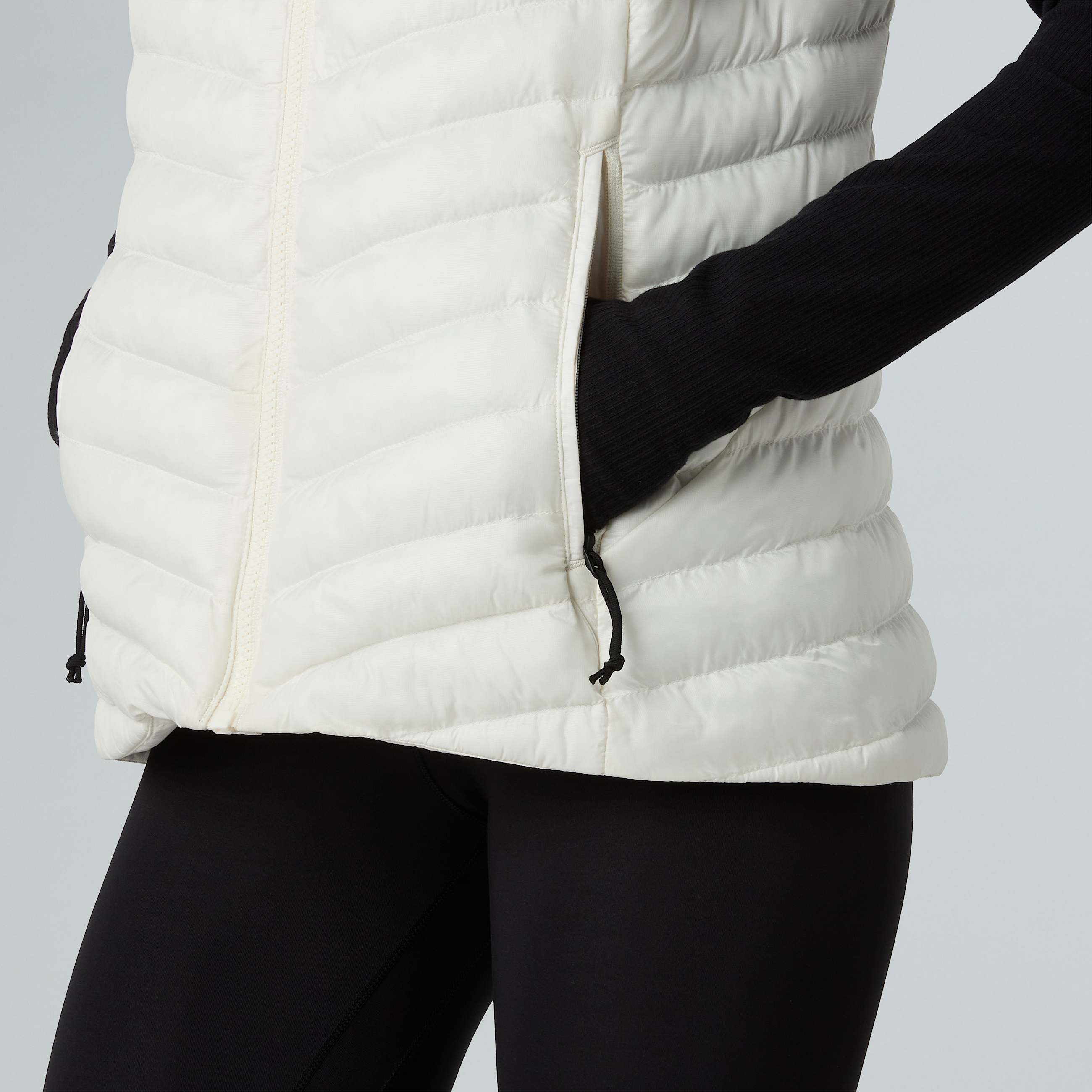 Womens Huila Synthetic Insulation Gilet TNF White Dune ALT9