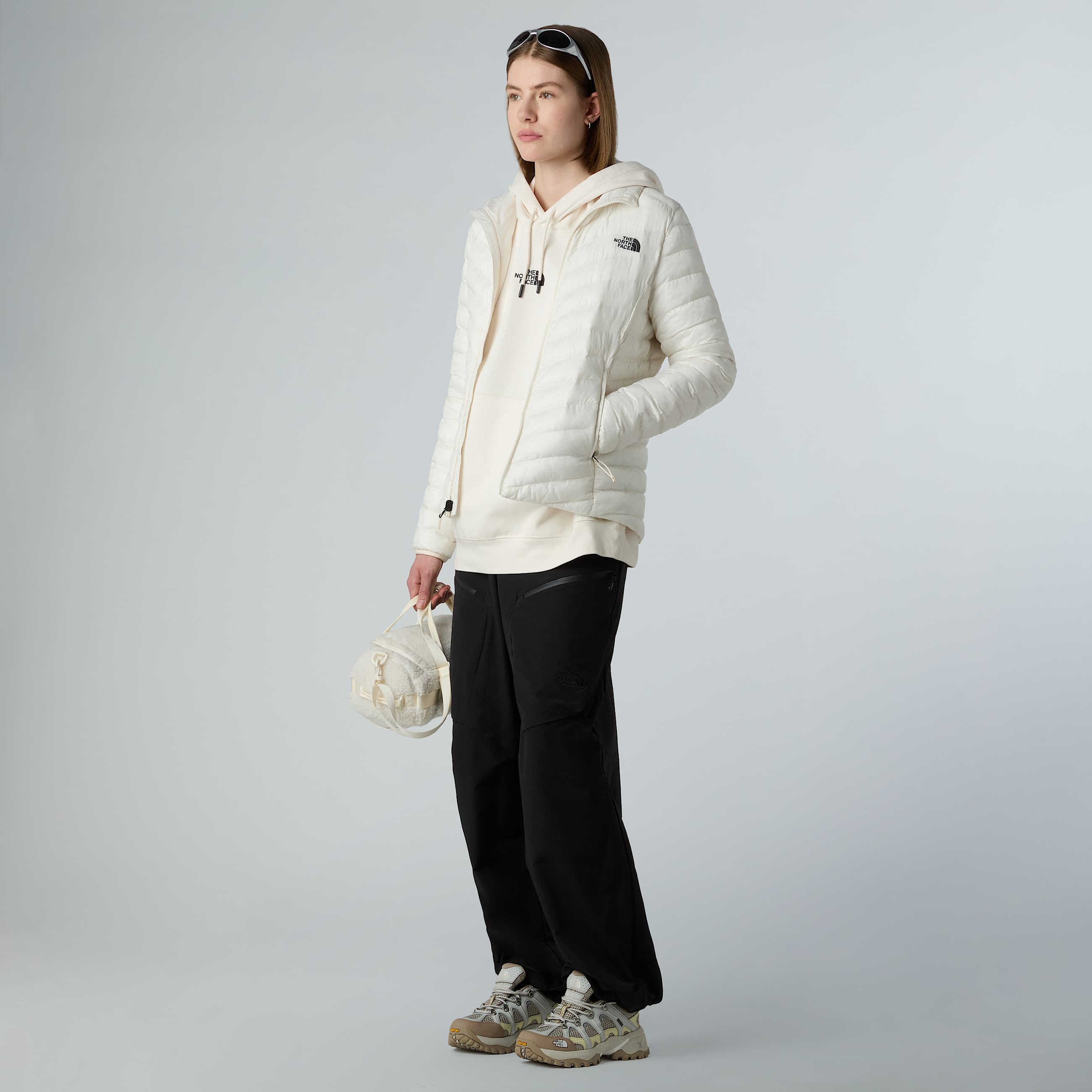 Womens Huila Synthetic Insulation Jacket TNF White Dune ALT5