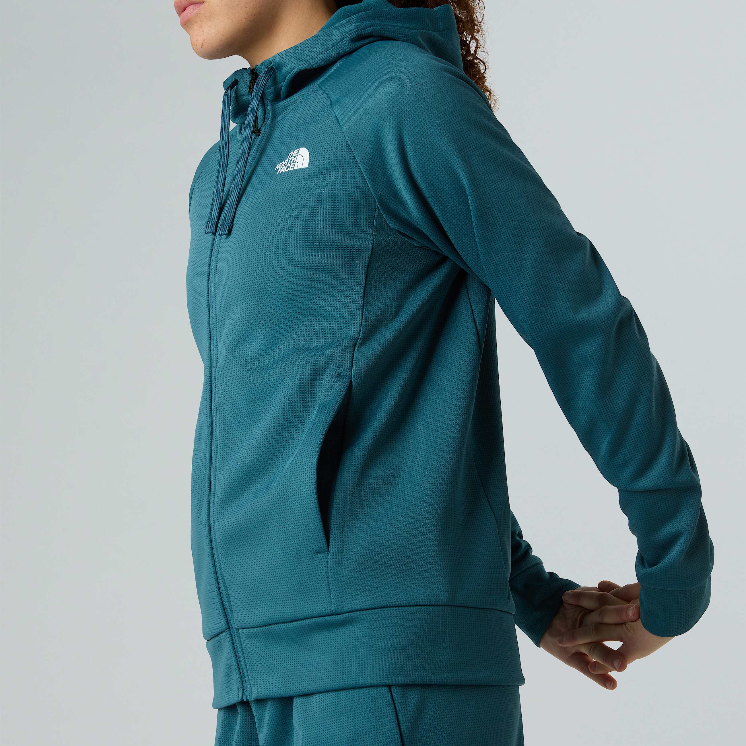 Reaxion 20jas met capuchon en volledige rits voor dames TNF ALT9