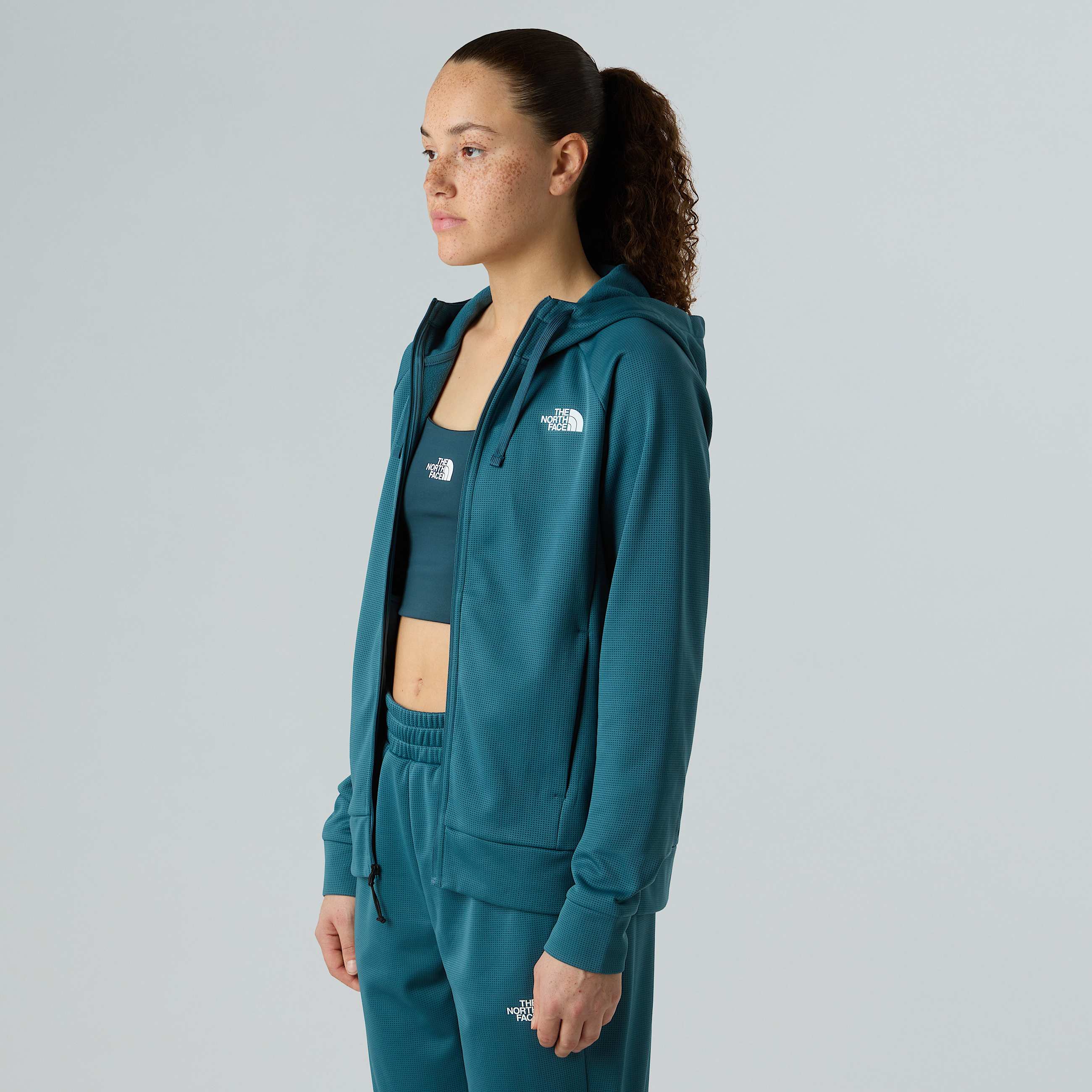 Womens Reaxion 20 FullZip Hooded Jacket TNF ALT7