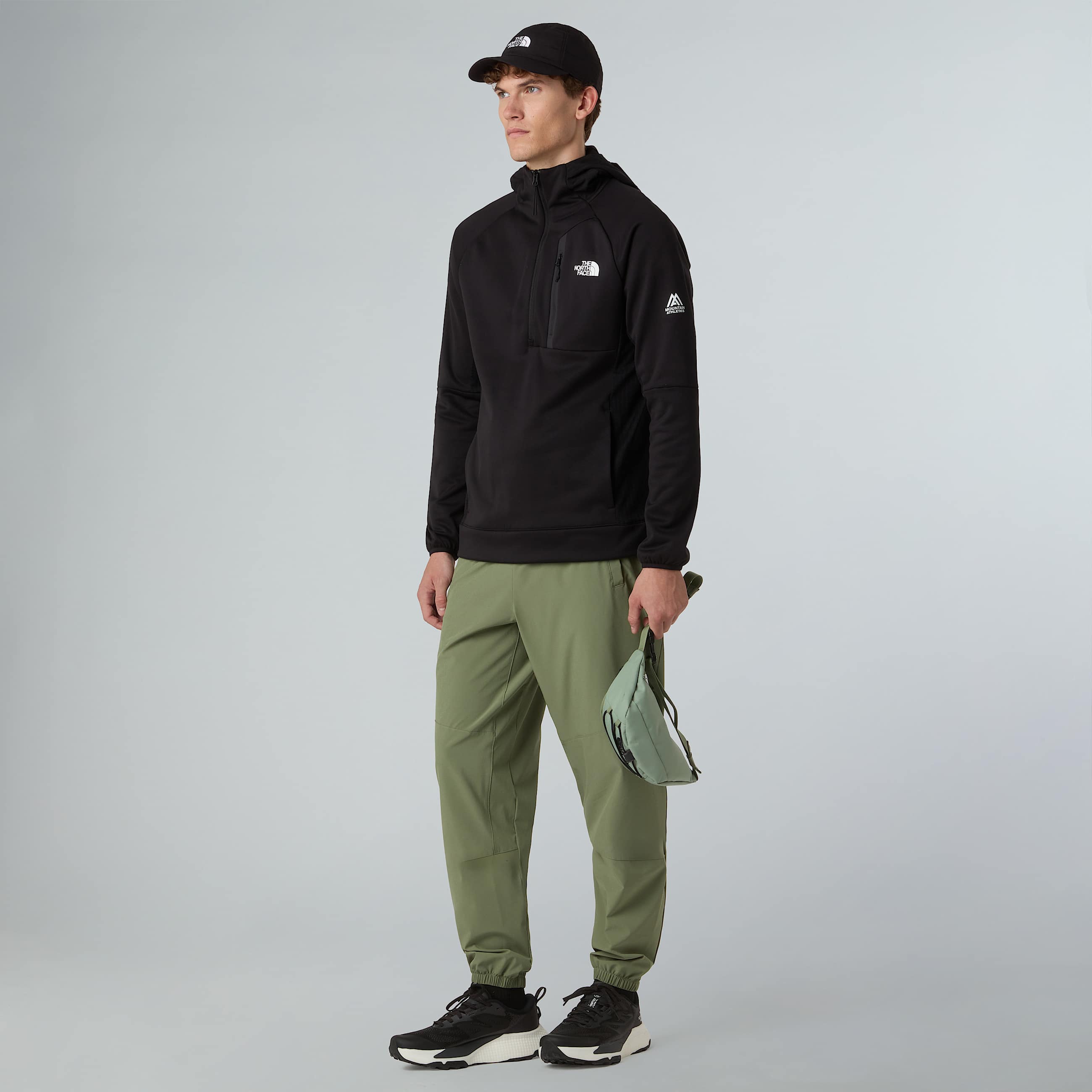 Mountain Athletics FleeceKapuzenjacke mit 14langem RV fr Herren TNF ALT5