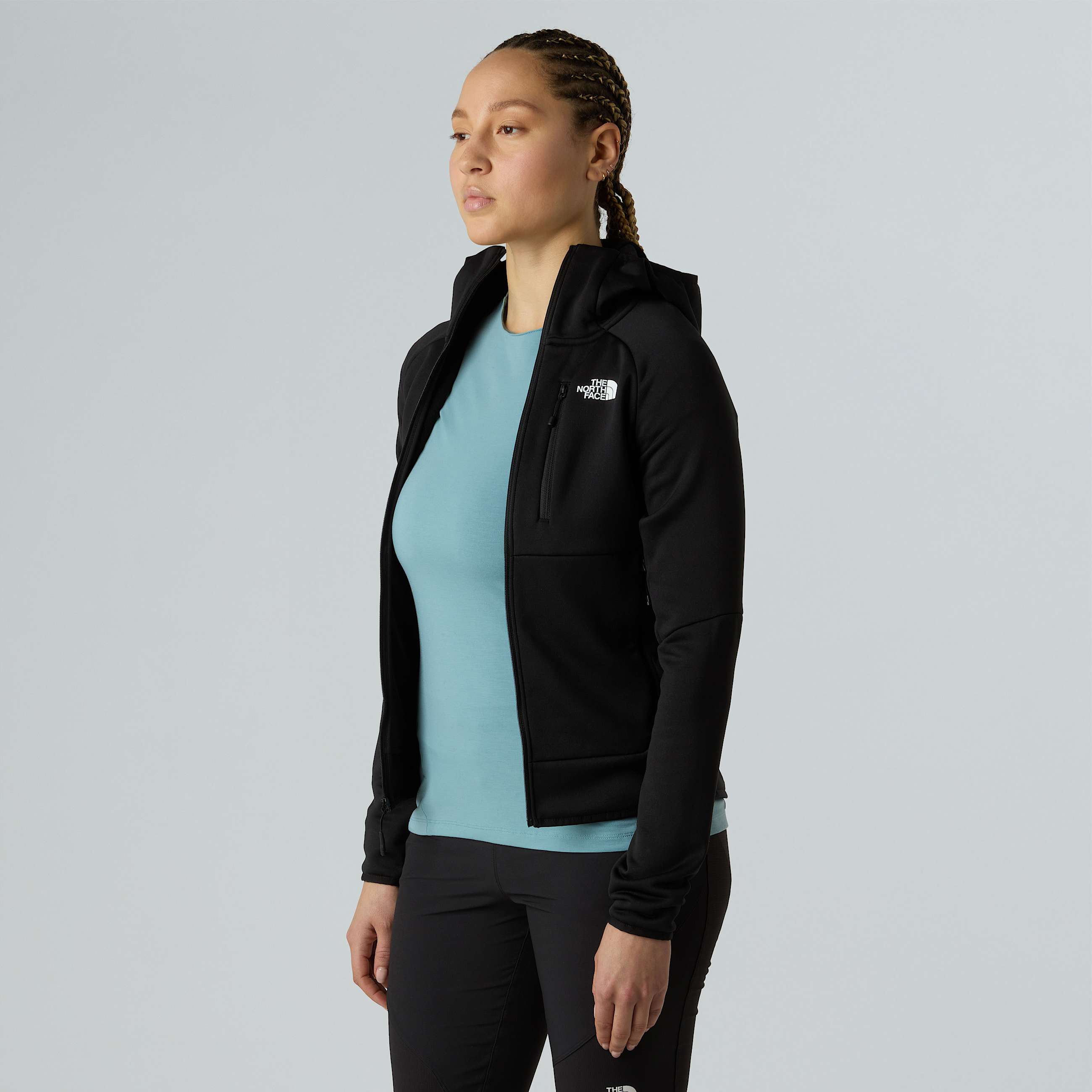 Meteora Fleece mit durchgehendem RV fr Damen TNF ALT7