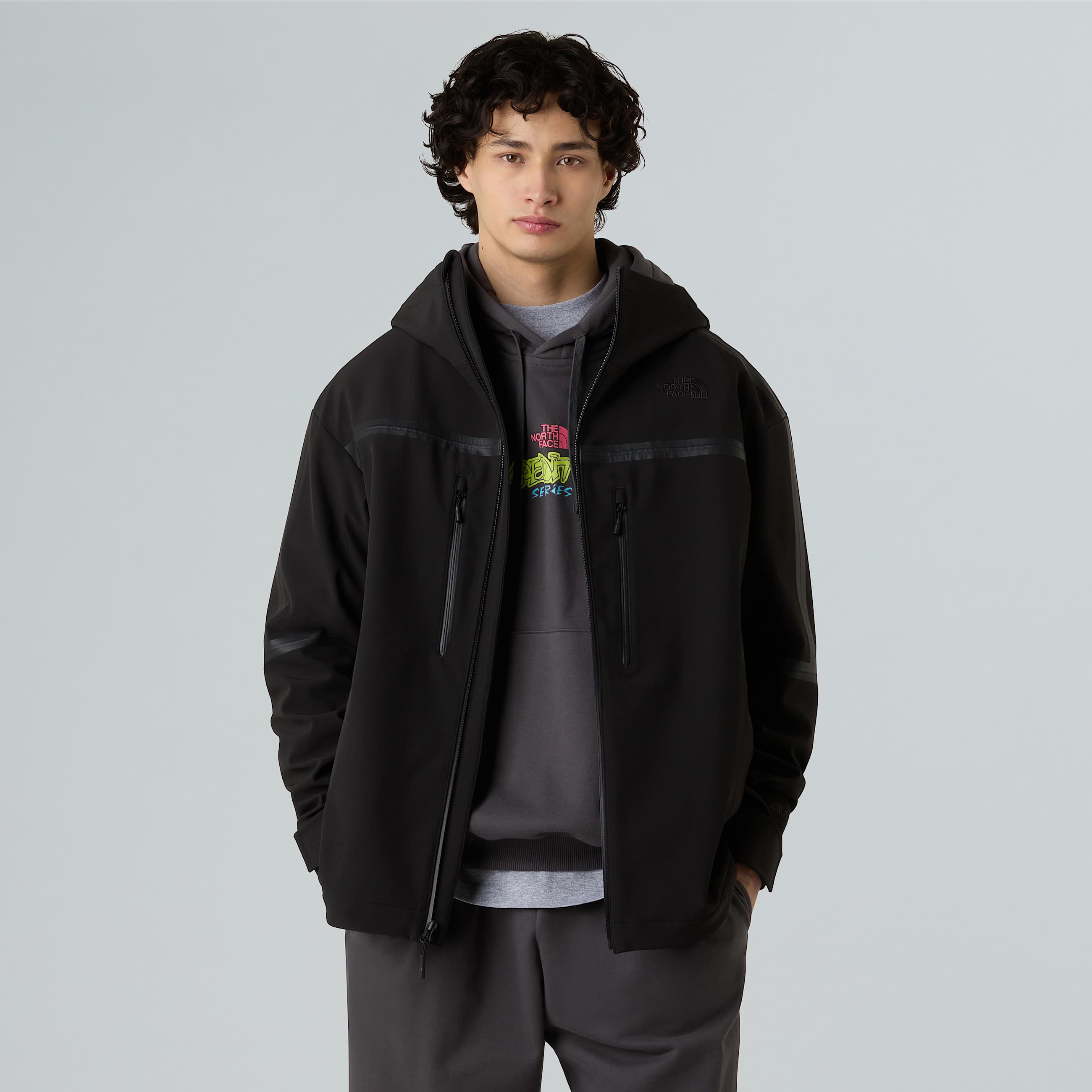 Giacca softshell NSE con cappuccio unisex TNF ALT7