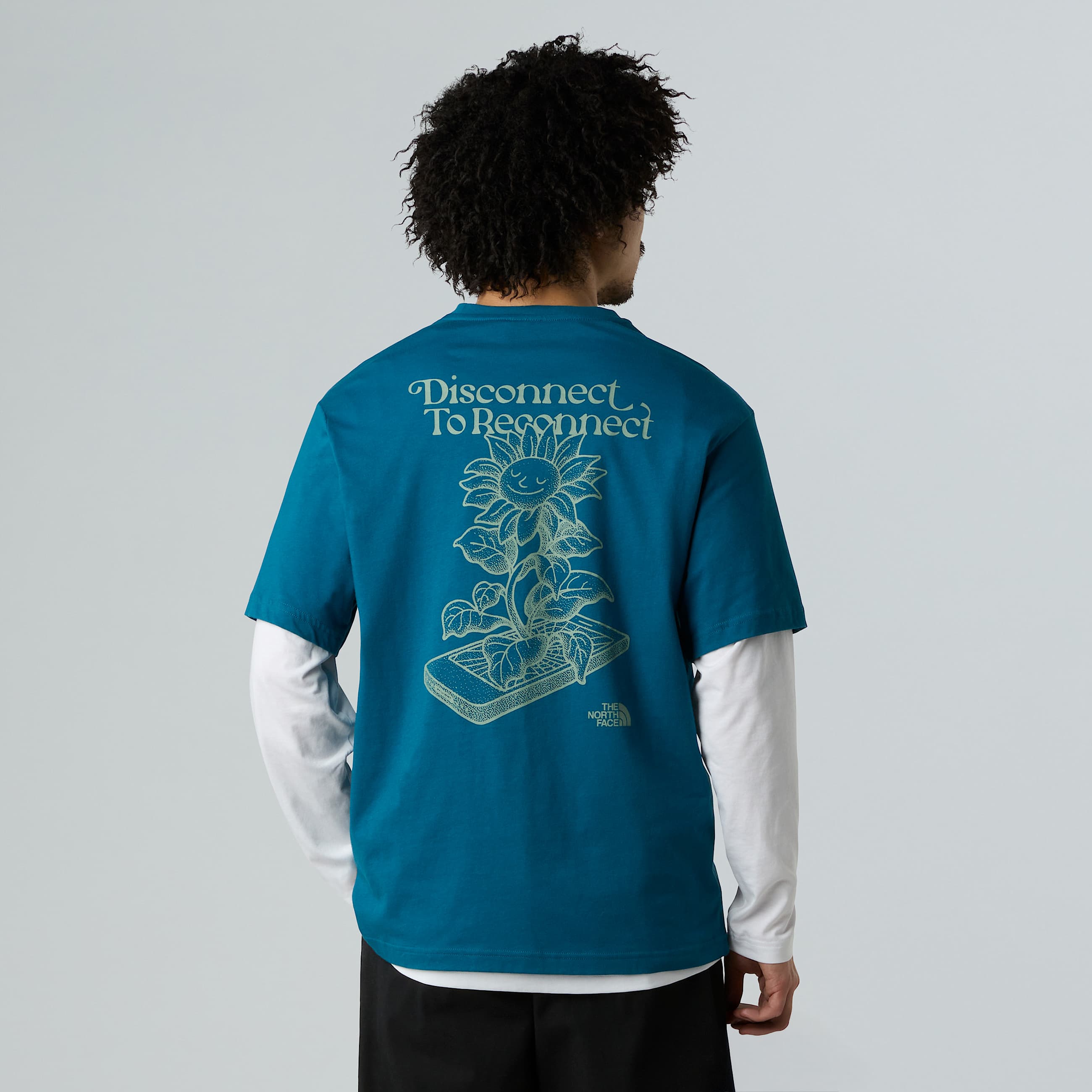 Connect relaxt geschnittenes TShirt mit Grafik in Unisex TNF ALT4