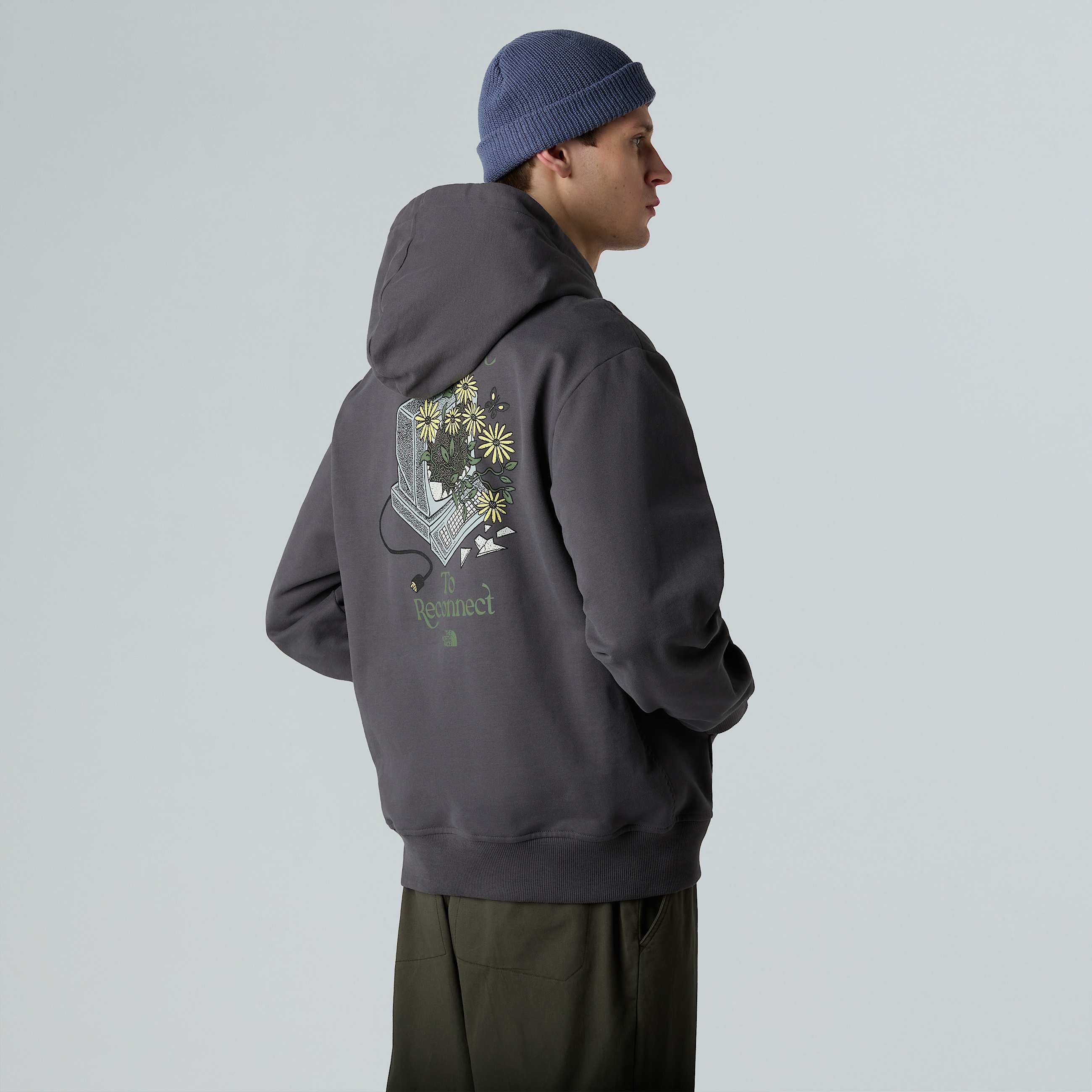 Luna bluza z kapturem i grafik unisex Connect TNF ALT4