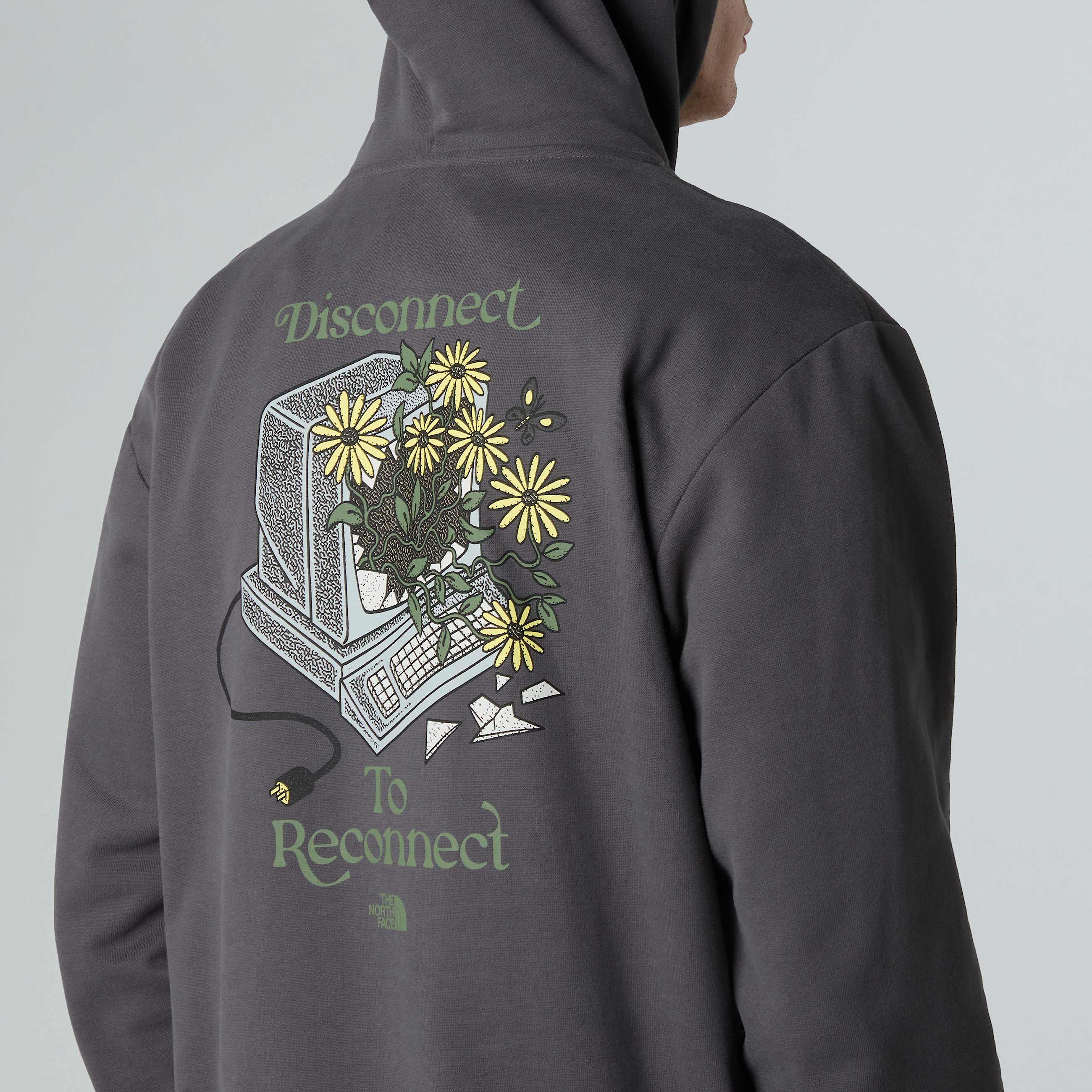 Luna bluza z kapturem i grafik unisex Connect TNF ALT8