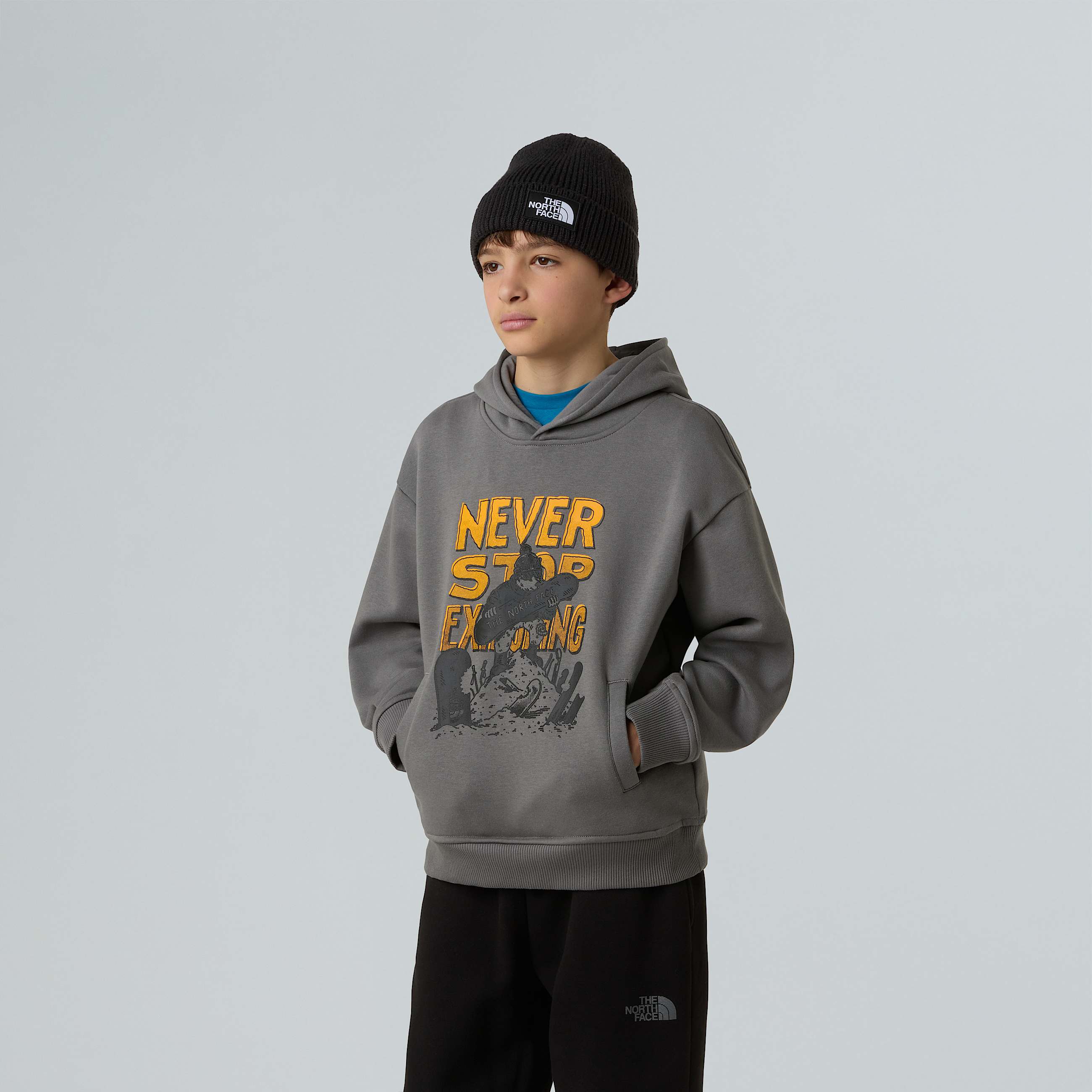 Sports Kapuzenpulli mit Grafik in Oversize fr Jungen TNF ALT4