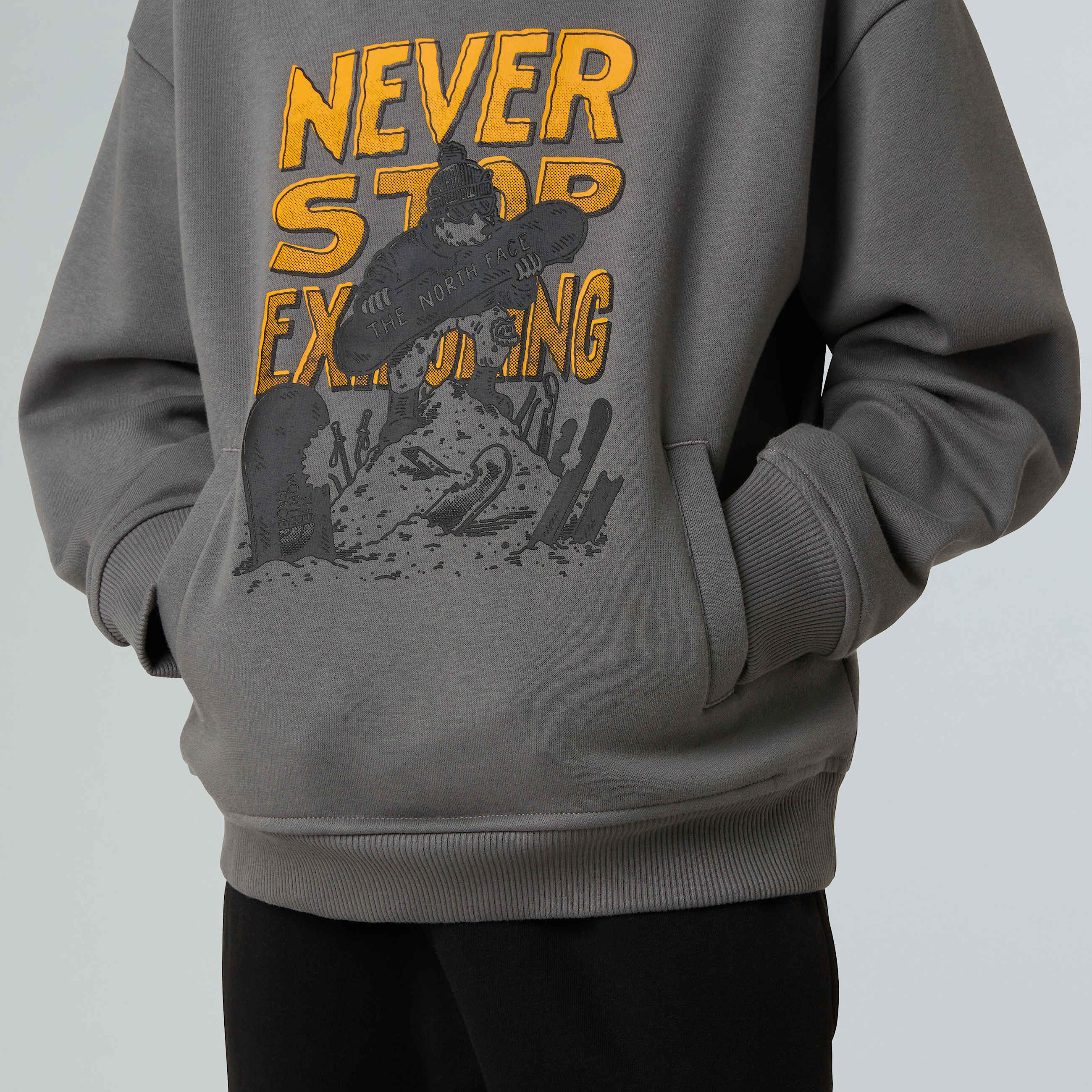 Sports Kapuzenpulli mit Grafik in Oversize fr Jungen TNF ALT8