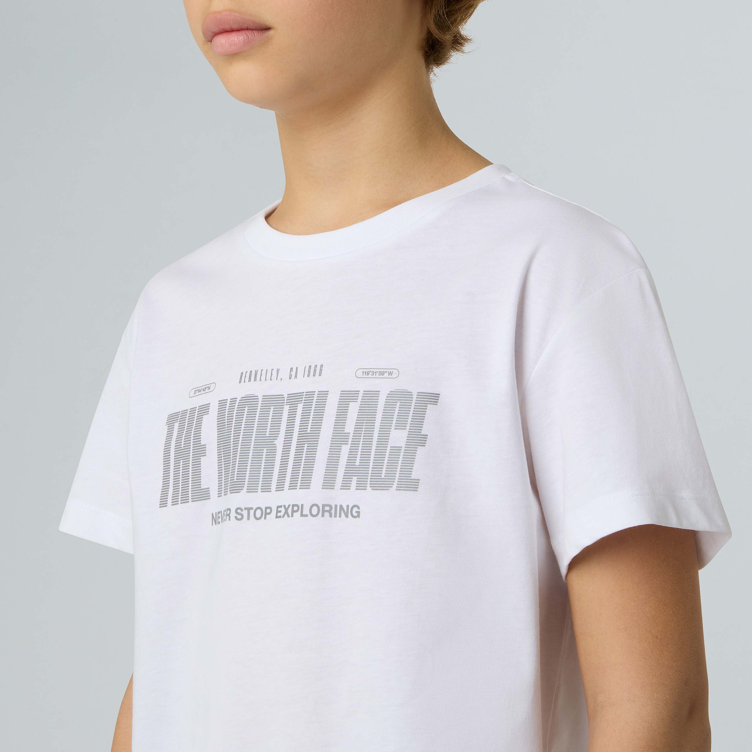 Tshirt Reflective Logo Relaxed da ragazzo TNF ALT7