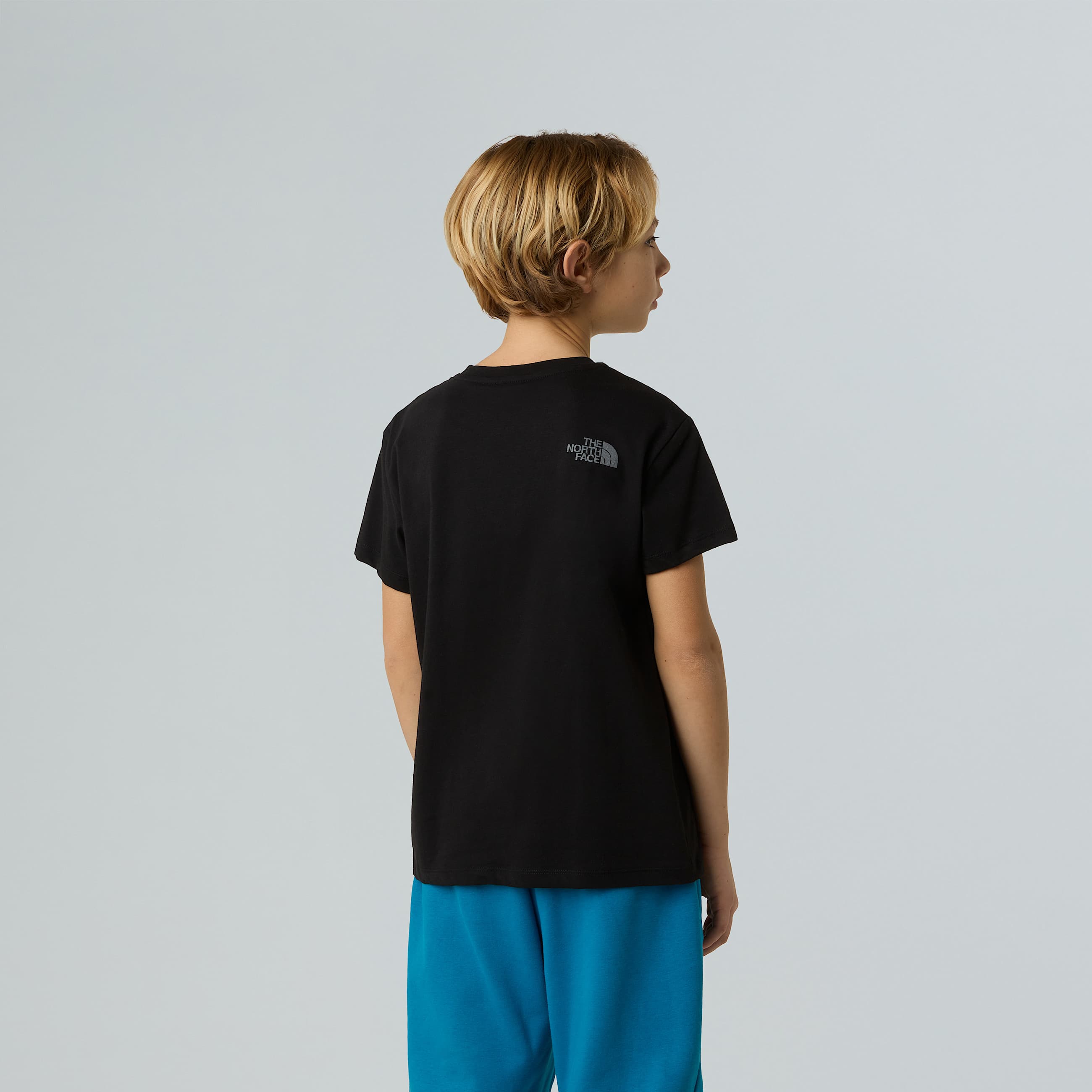 Tshirt Reflective Logo Relaxed da ragazzo TNF TNF Black ALT6