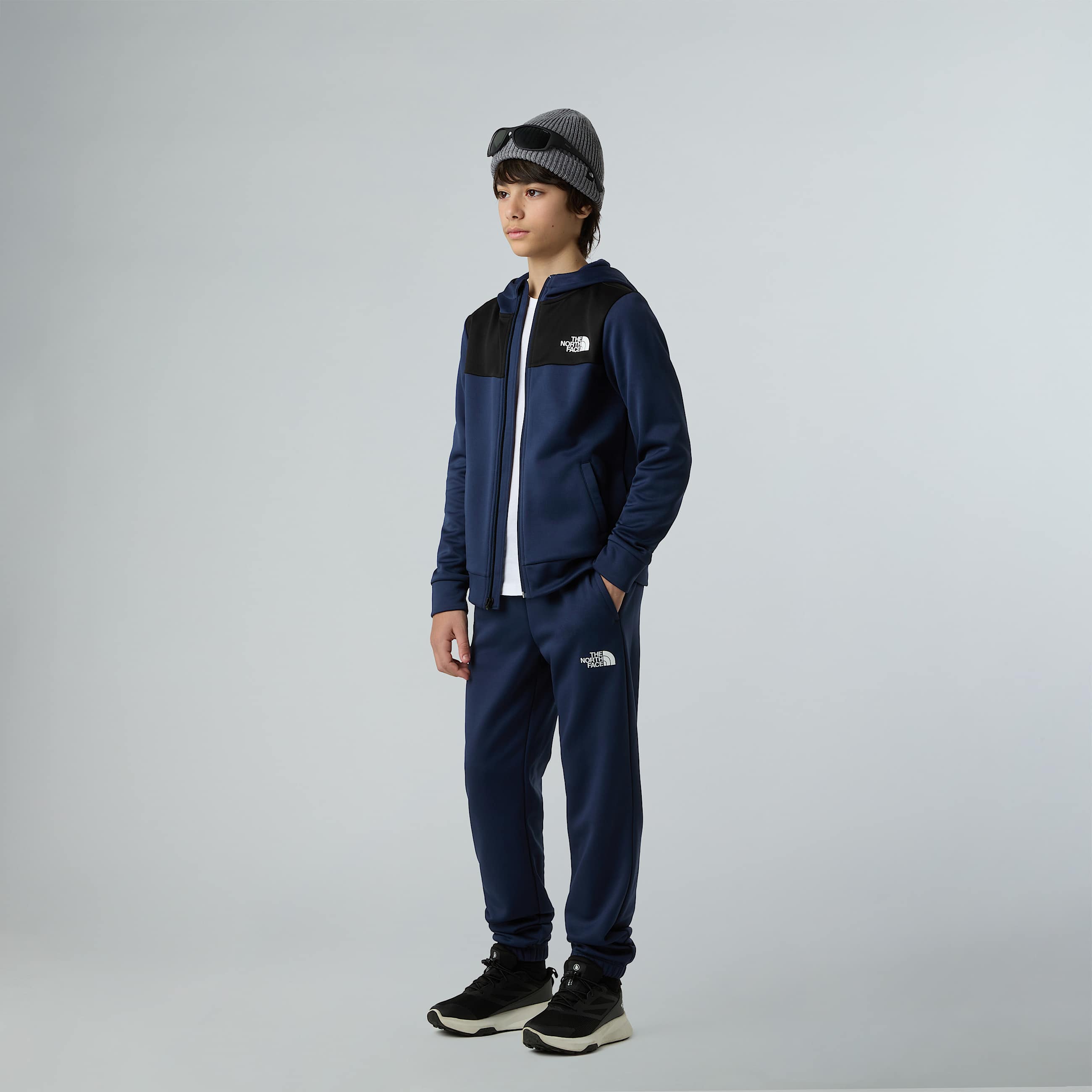 Felpa Reaxion con cappuccio e cerniera integrale da ragazzi TNF ALT5