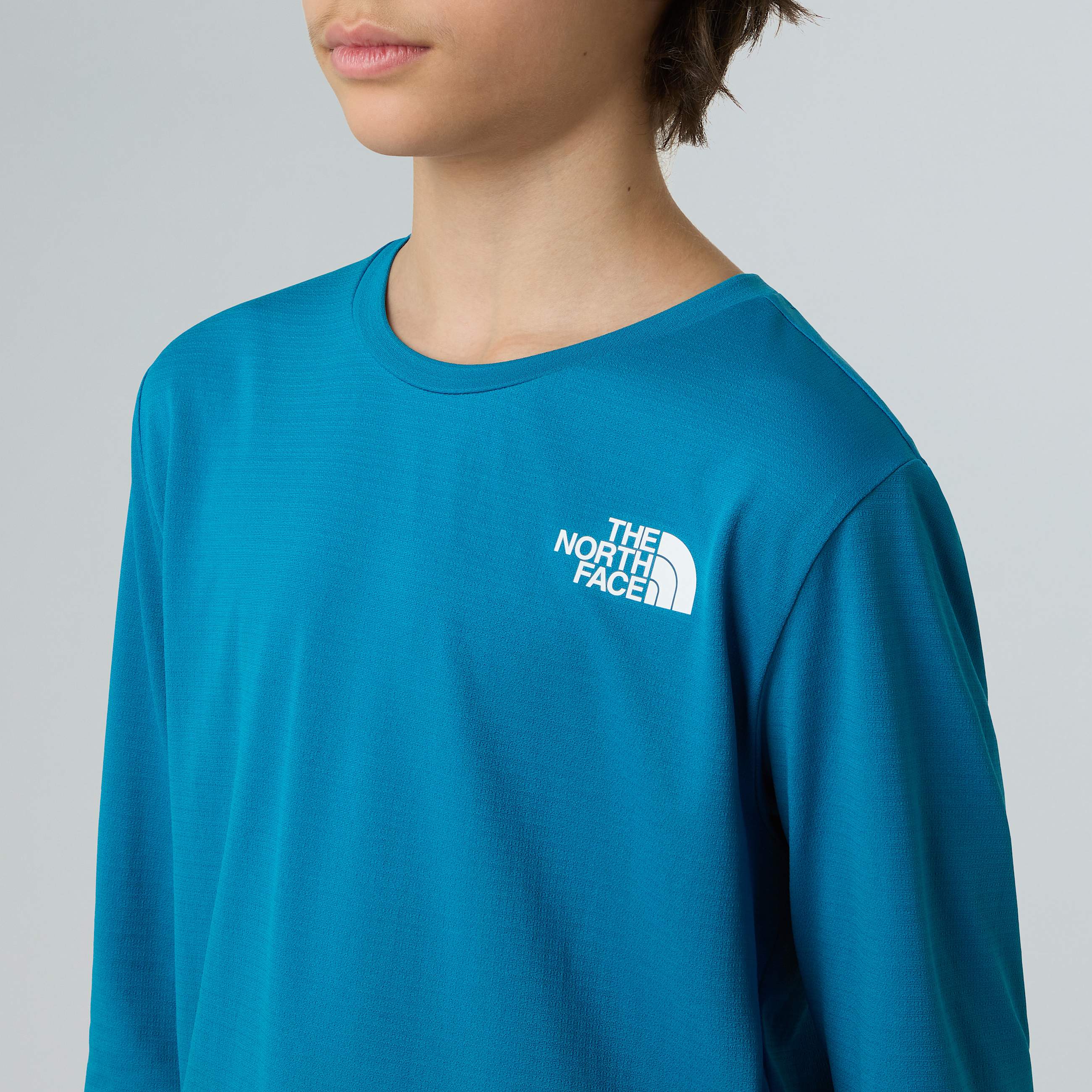 247 Tshirt met lange mouwen voor tieners TNF Dusk Blue ALT7