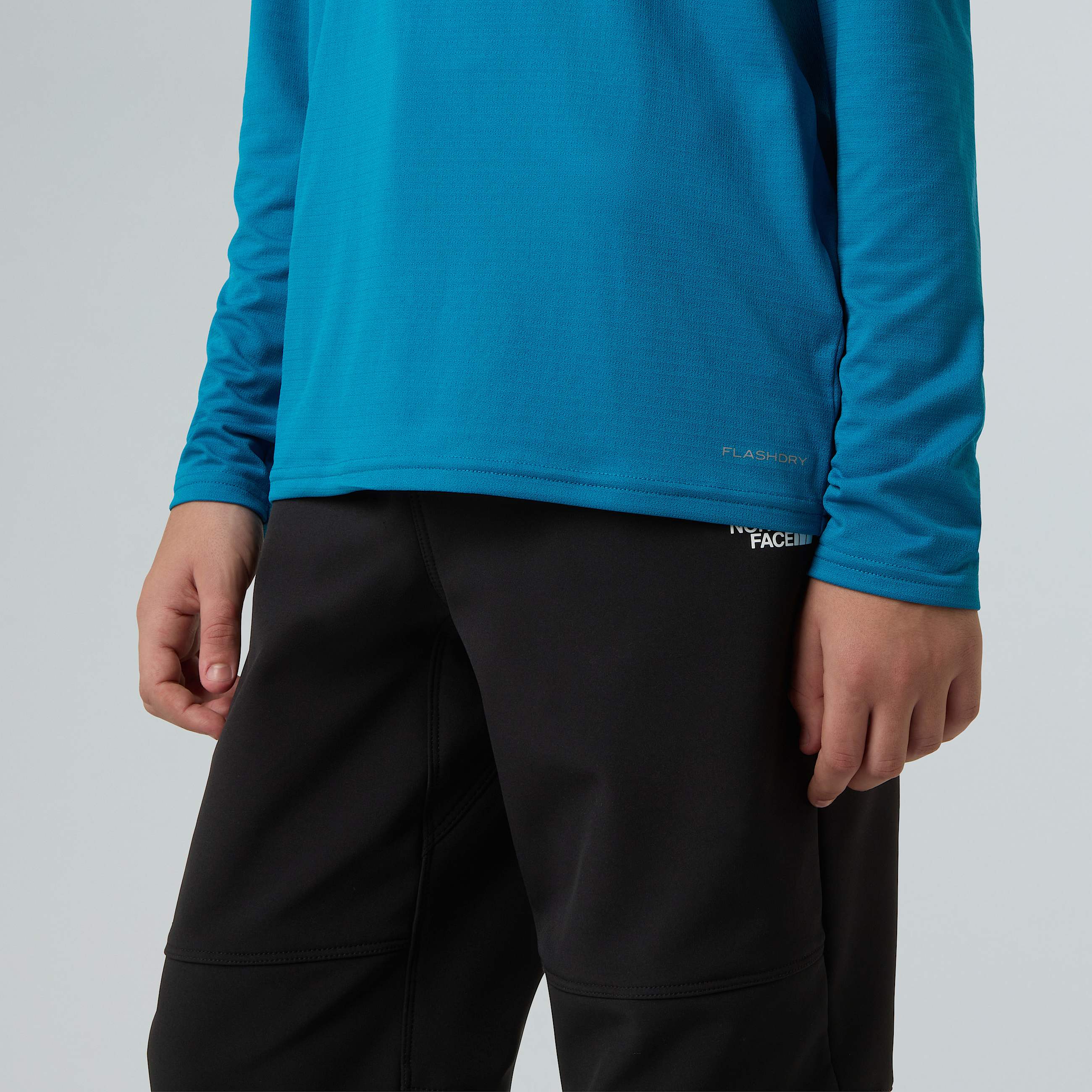 247 Tshirt met lange mouwen voor tieners TNF Dusk Blue ALT8