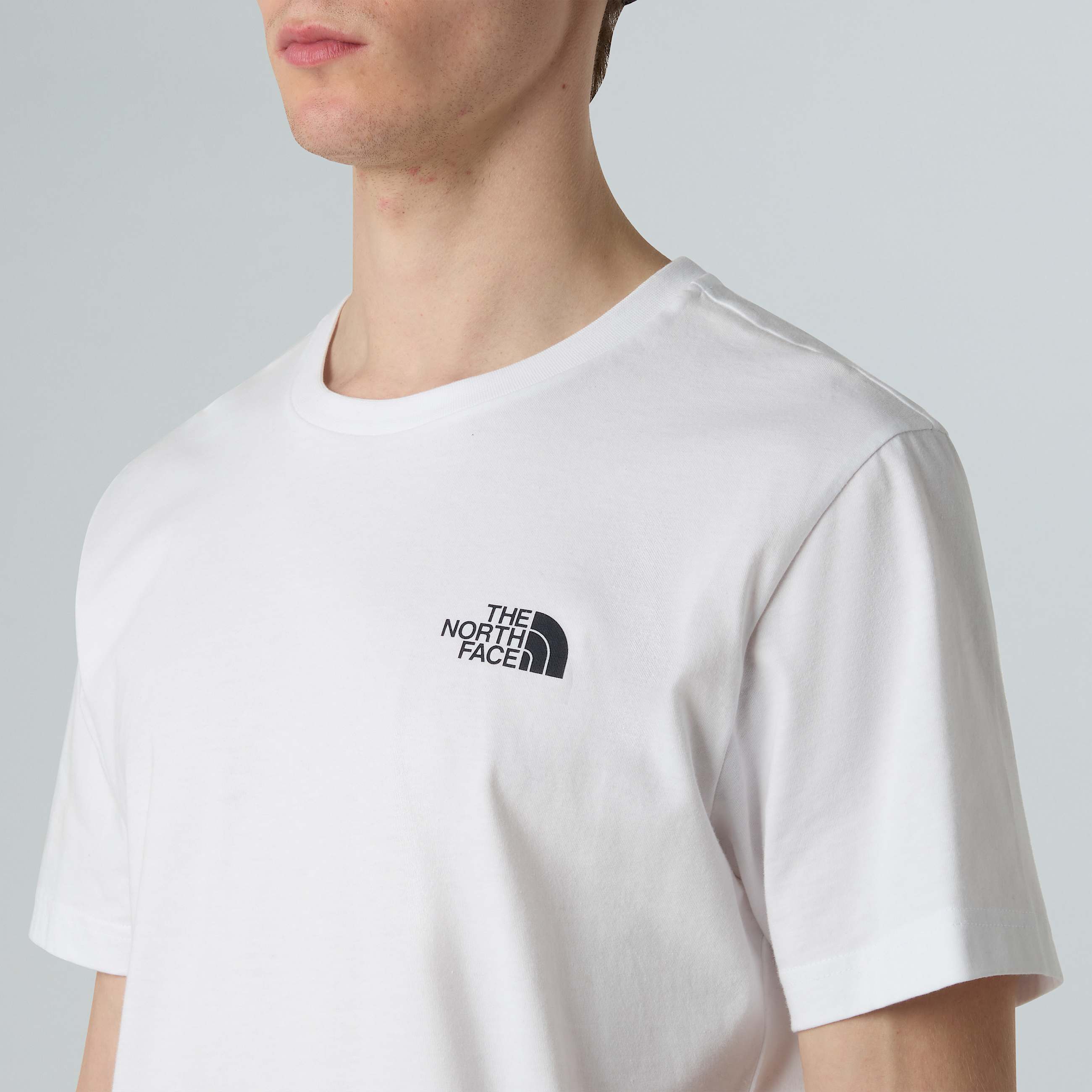 Mens Vertical Logo TShirt TNF ALT7