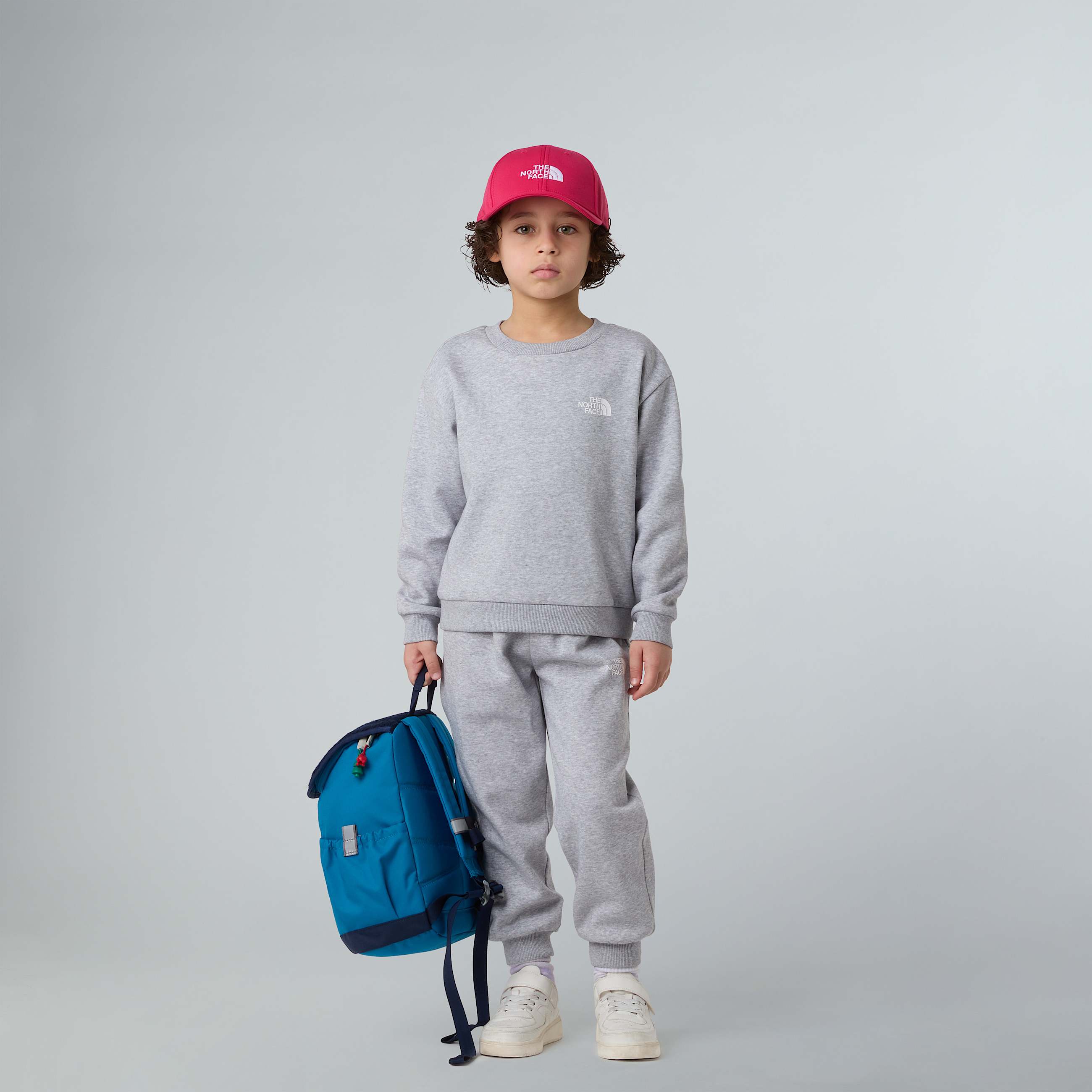 Set in pile Simple Dome da bambini TNF TNF Light Grey Heather ALT4