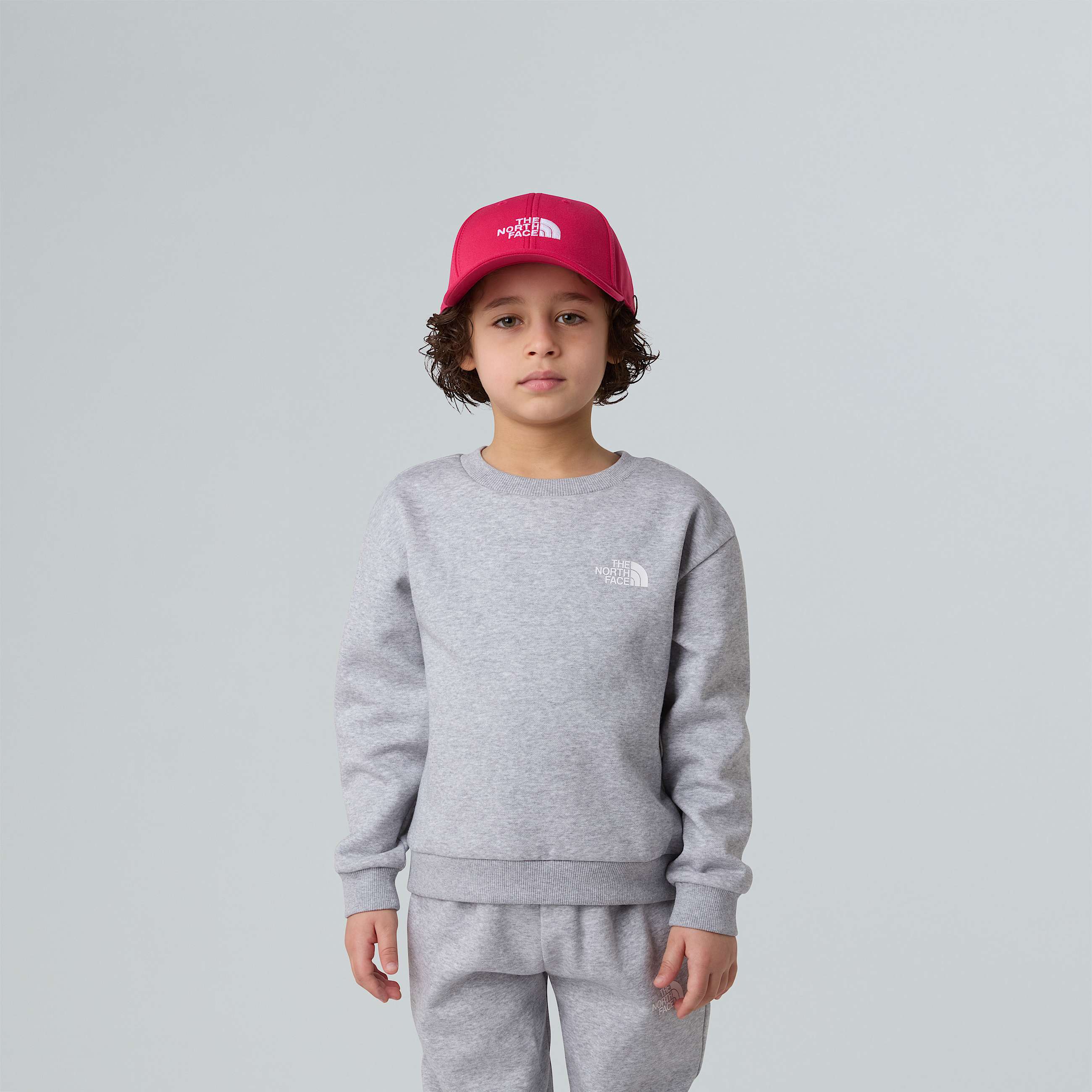 Set in pile Simple Dome da bambini TNF TNF Light Grey Heather ALT5
