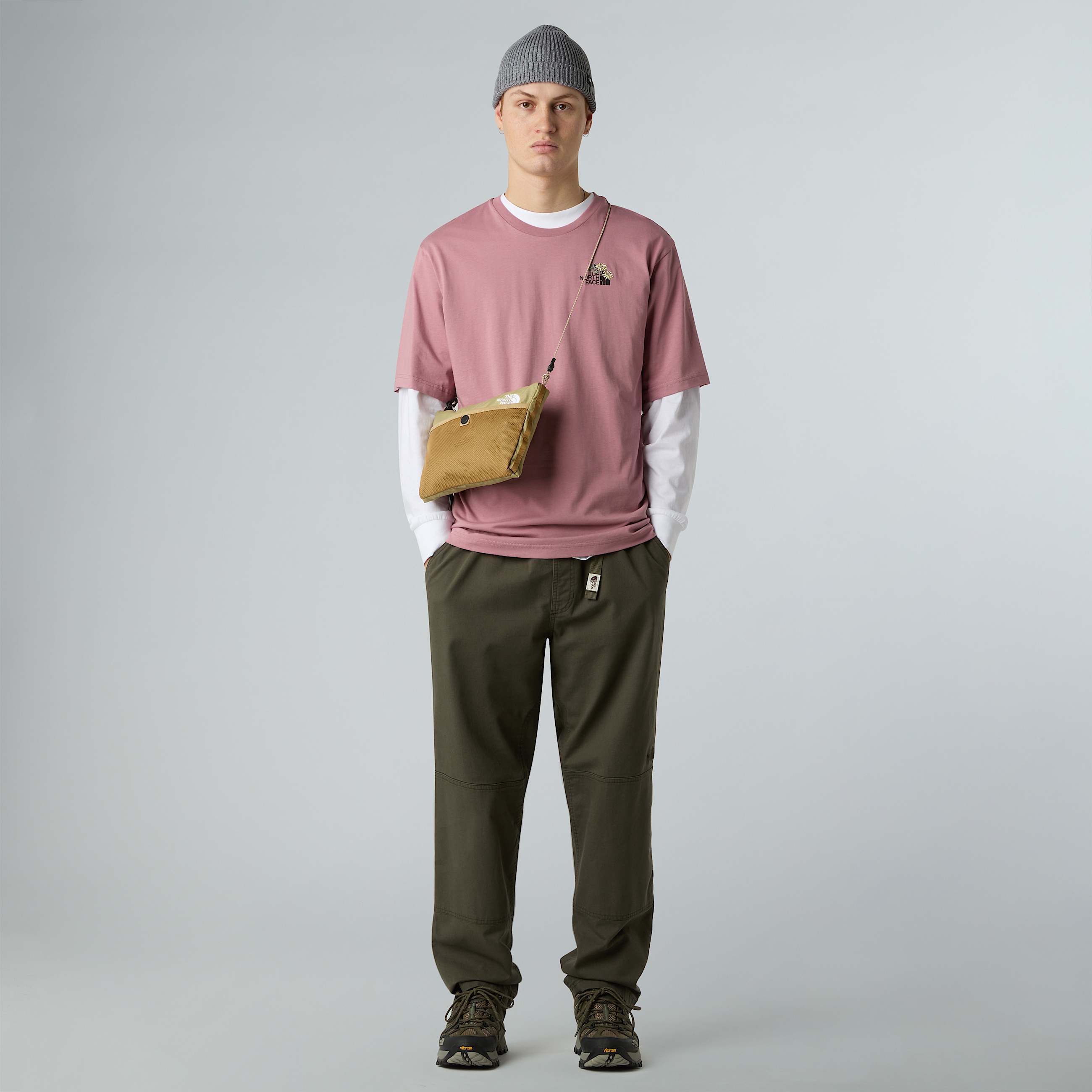 Unisex Dome Flower Relaxed Graphic TShirt TNF ALT5