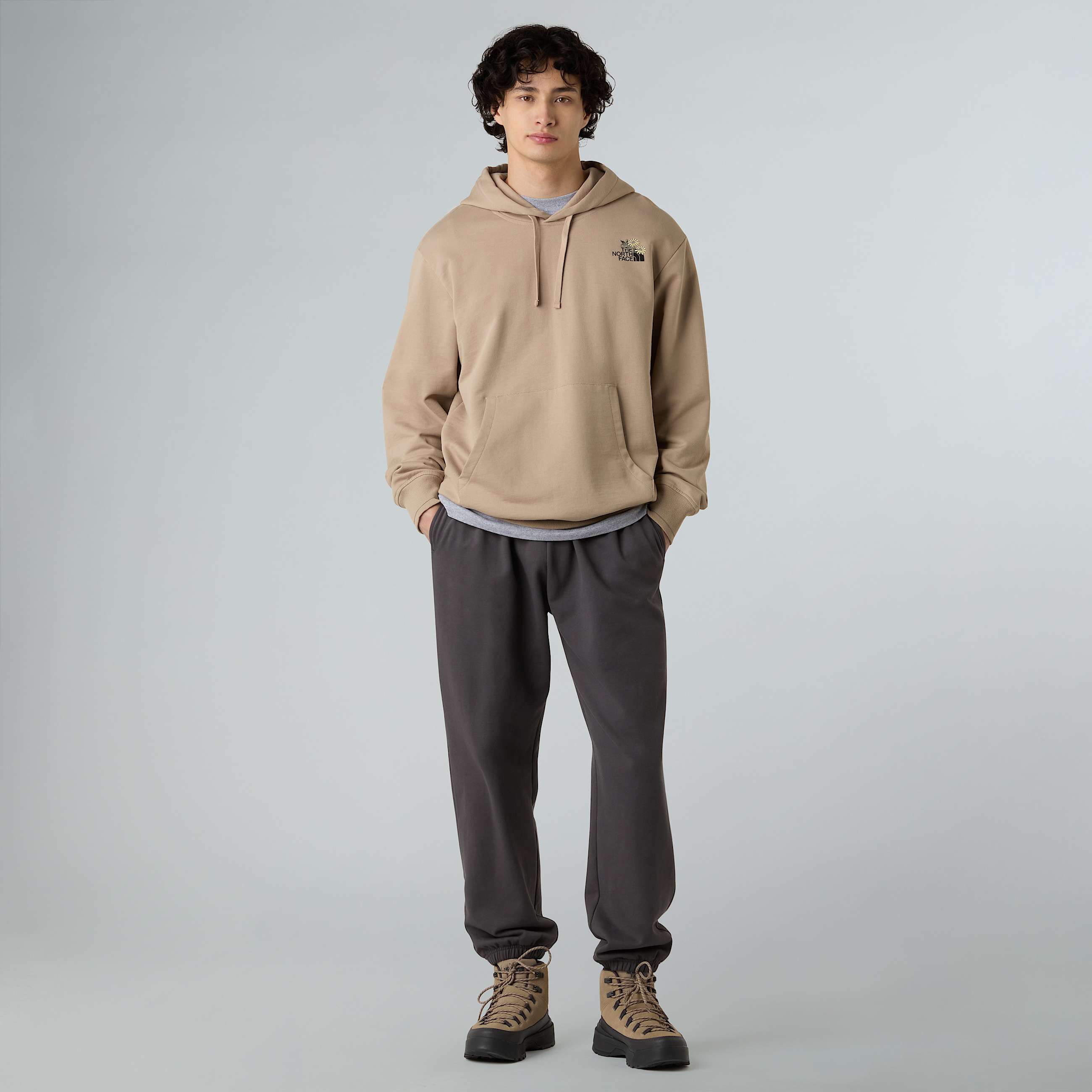 Felpa con cappuccio Dome Flower Relaxed Graphic unisex TNF ALT5