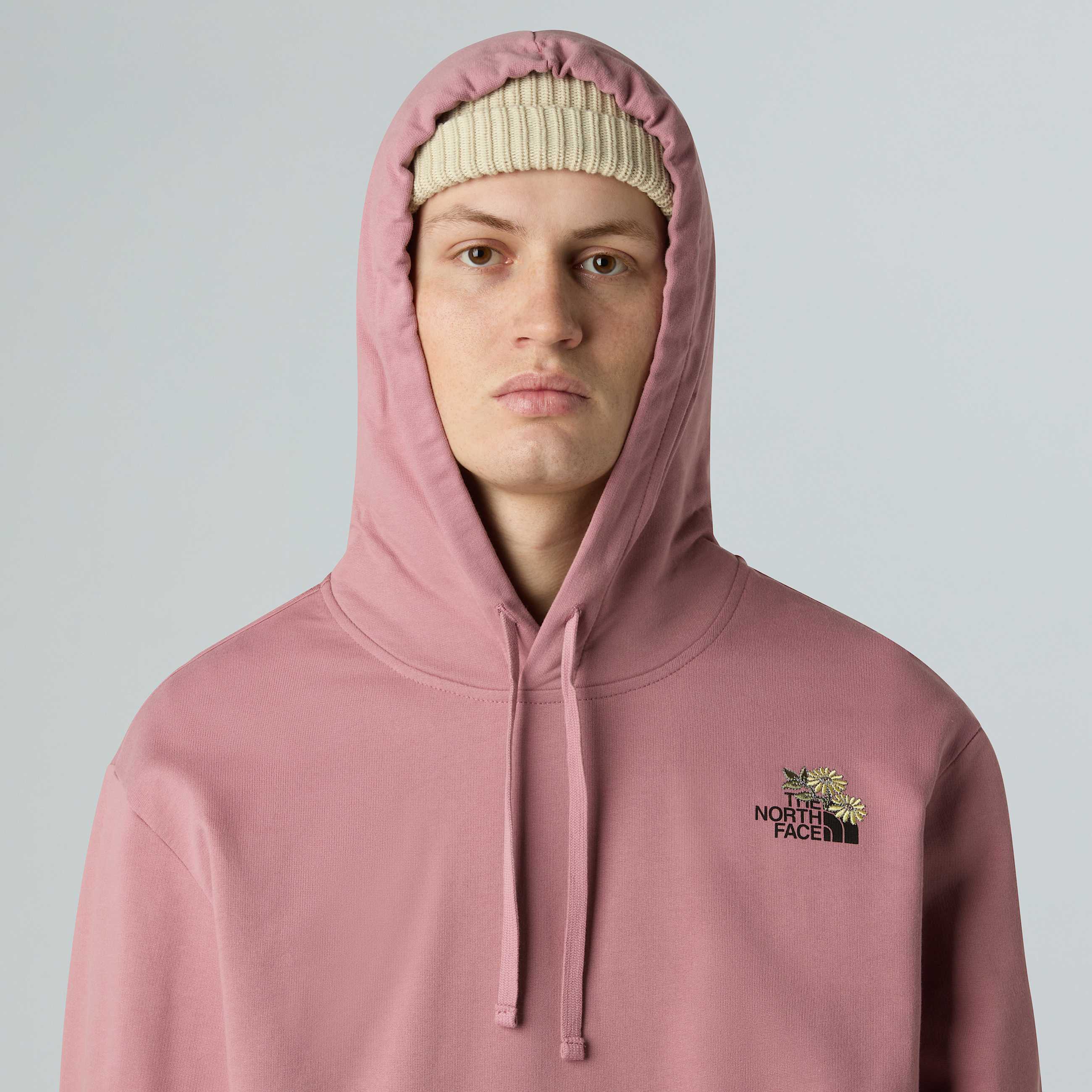 Sudadera holgada con capucha y estampado floral Dome unisex TNF ALT12