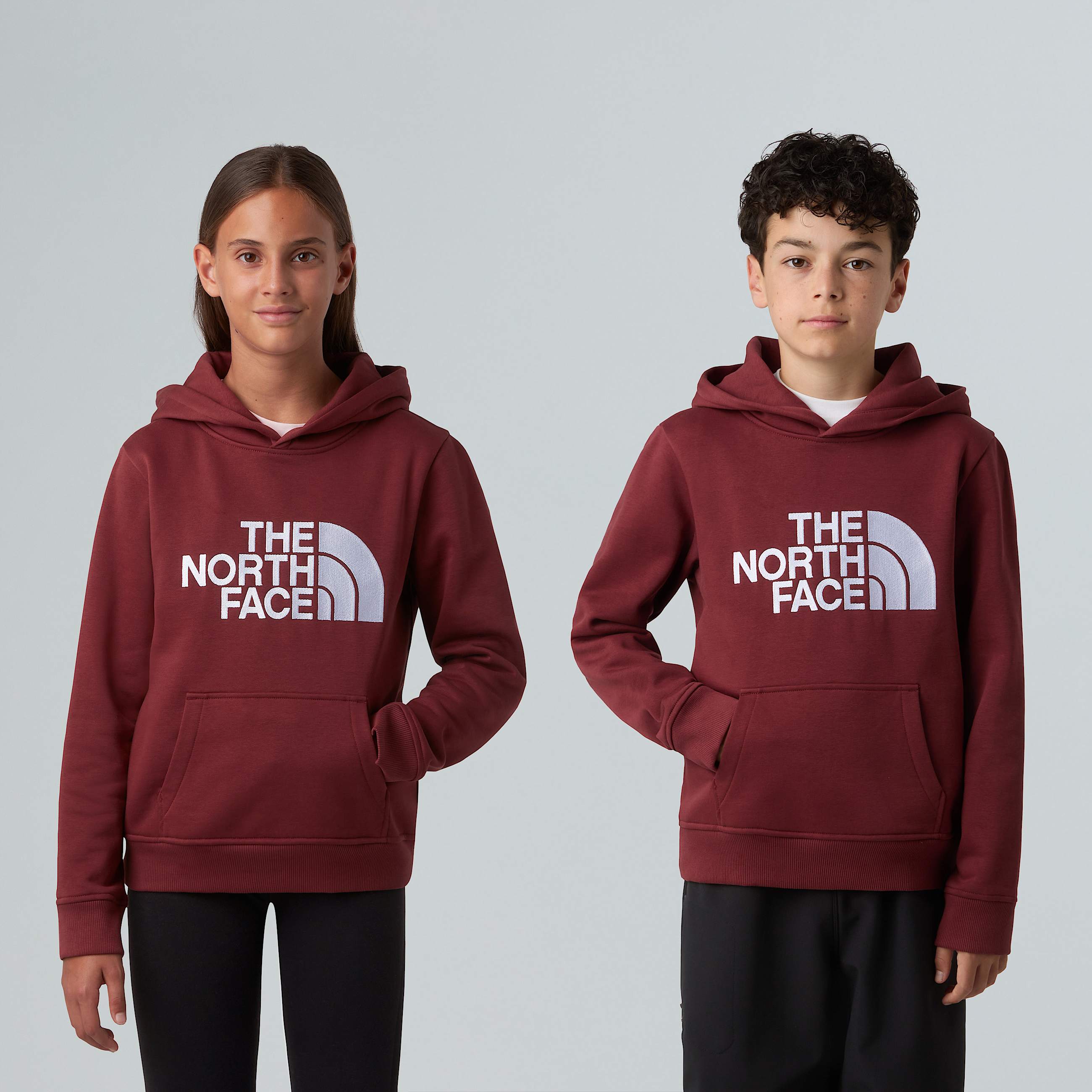 Teens Drew Peak Pullover Hoodie TNF ALT4