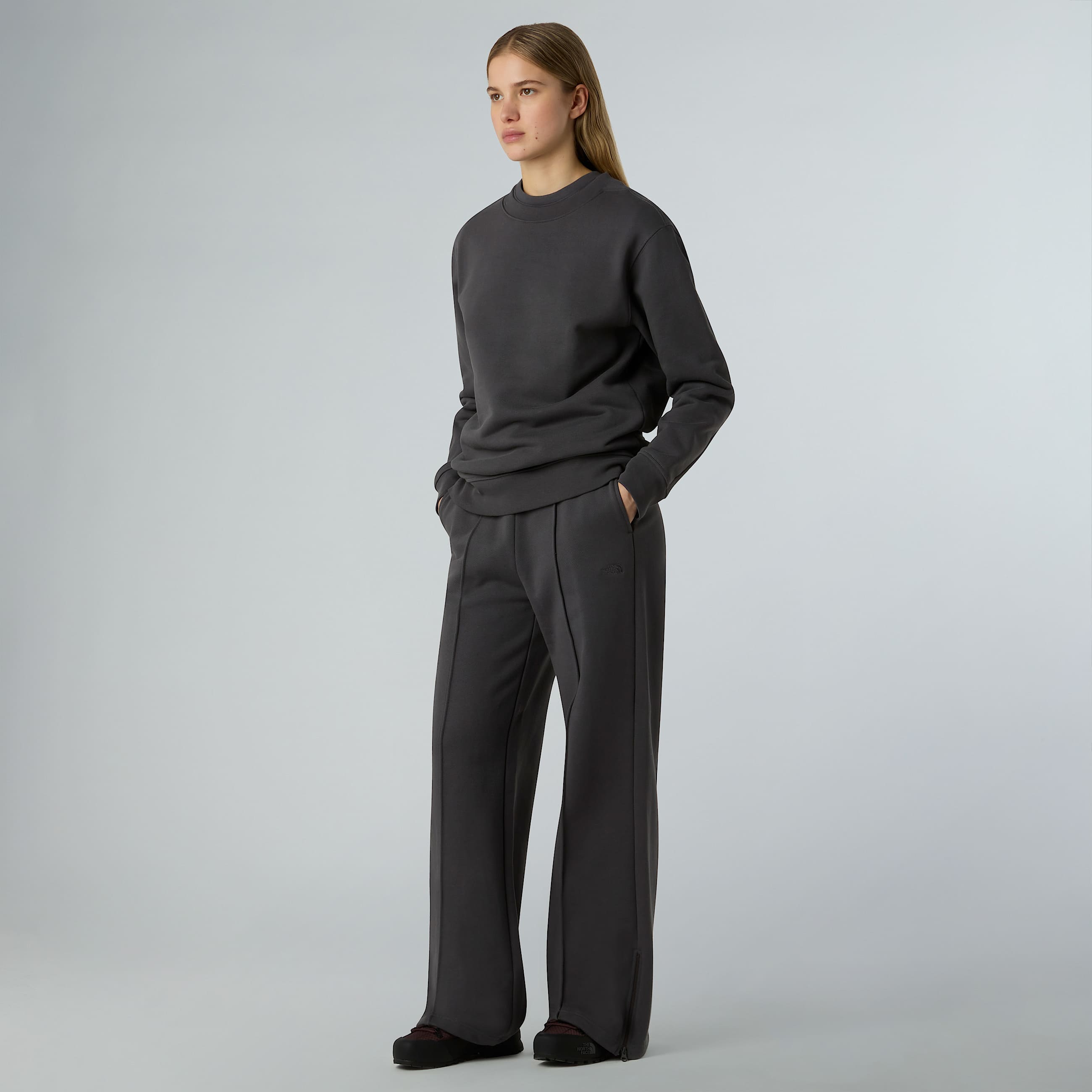 Dome Relaxed Sweatshirt W TNF Anthracite Grey ALT5