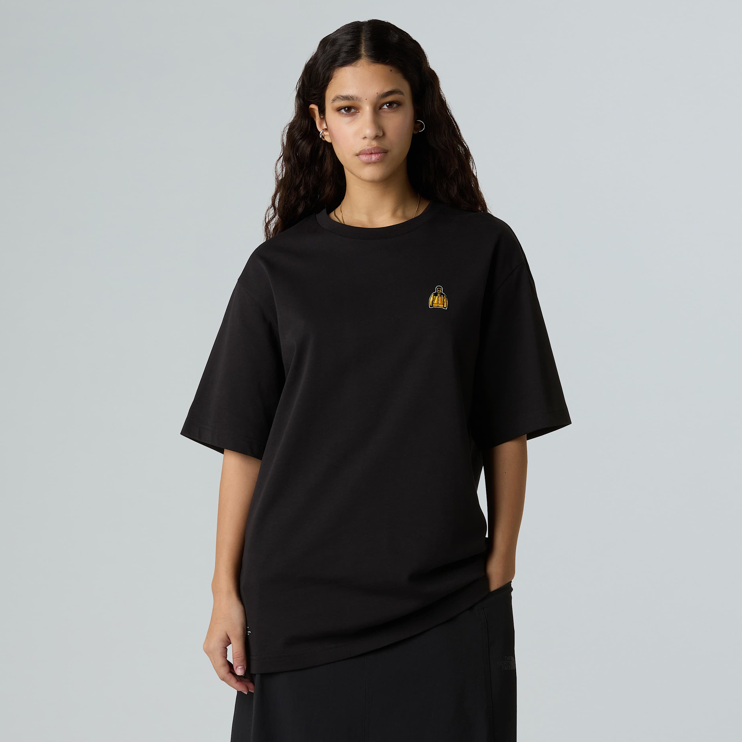 Icon Mountain Jacket relaxt geschnittenes TShirt in Unisex TNF ALT9