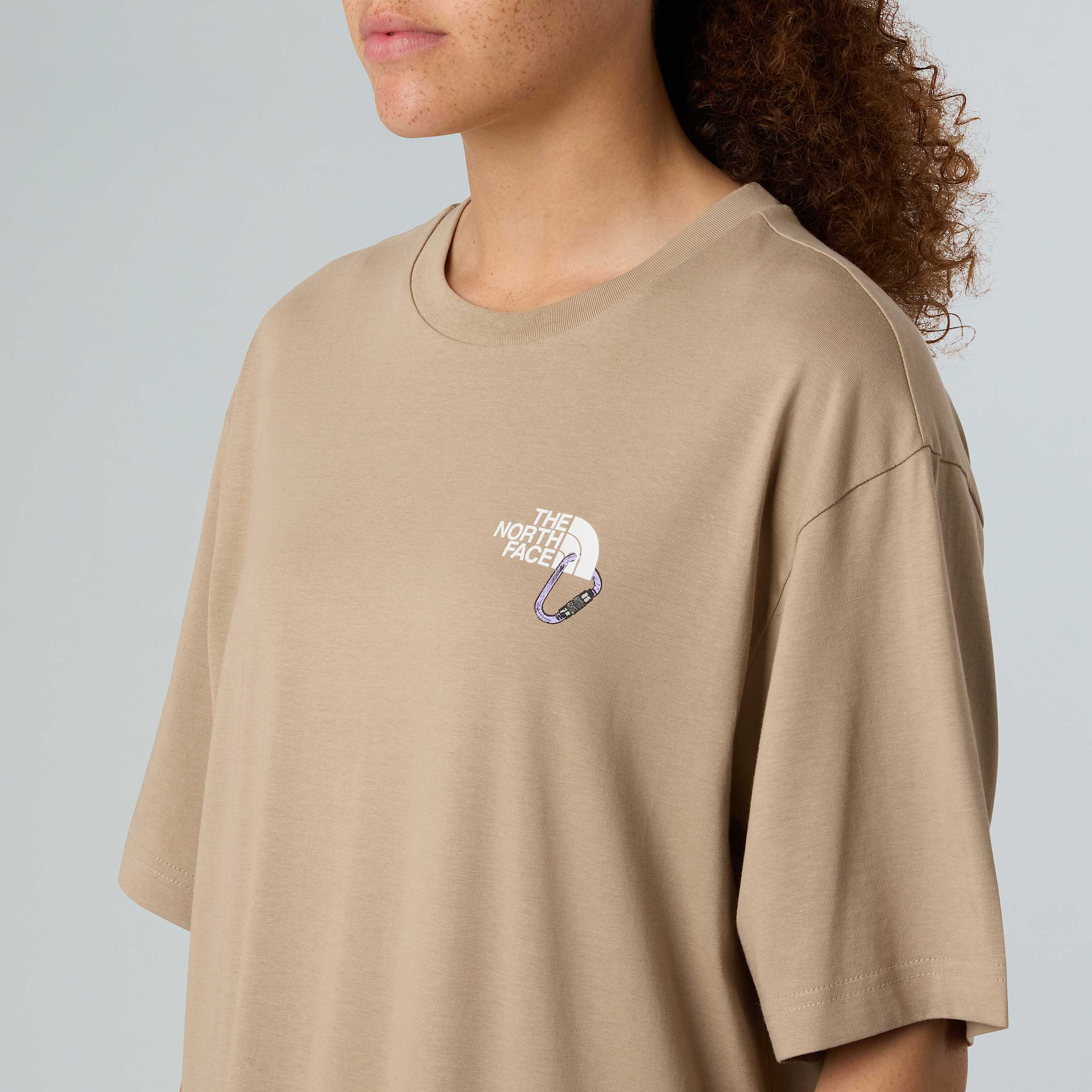 Explore Carabiner relaxt geschnittenes TShirt in Unisex TNF ALT12