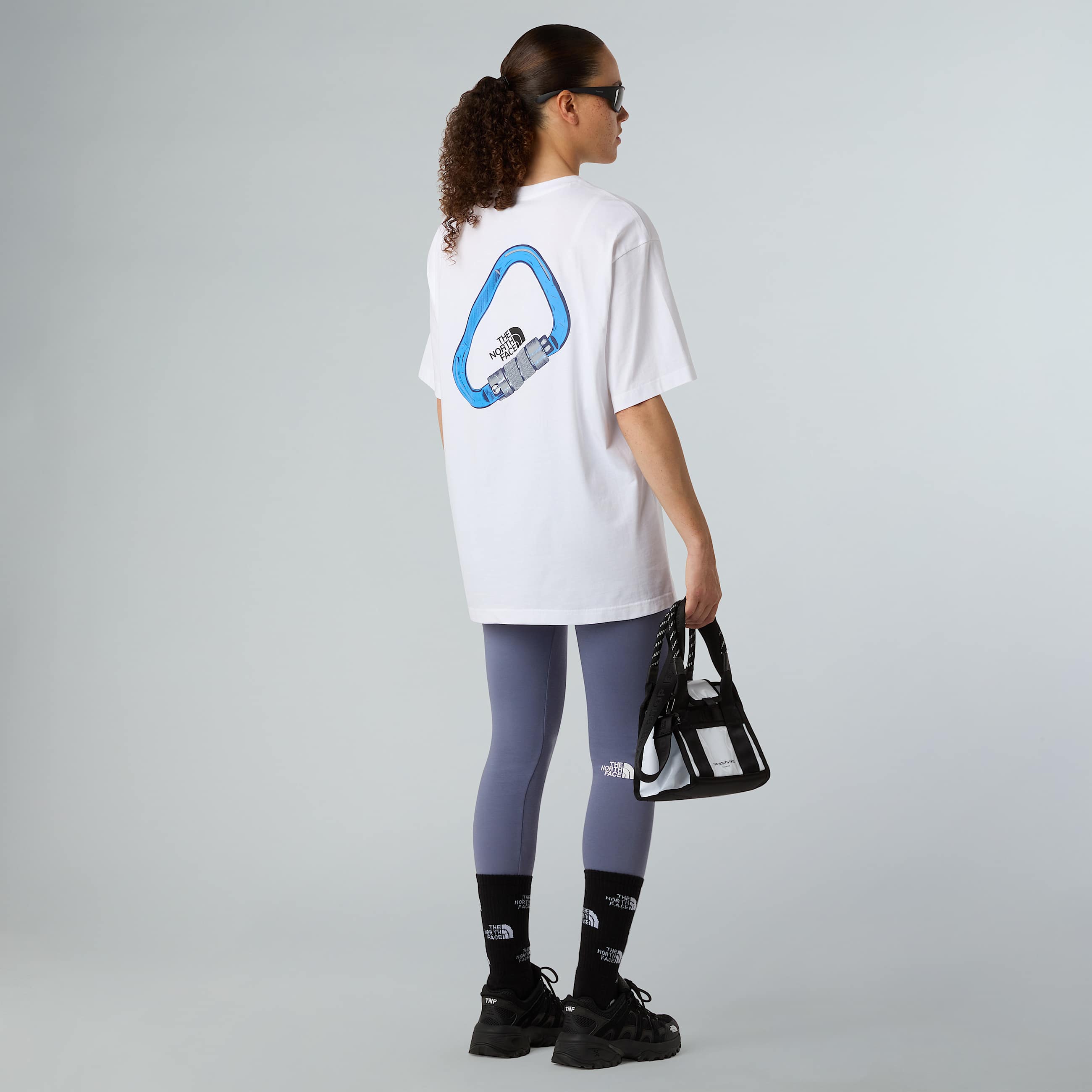 Uniseks Explore Carabiner RelaxedTshirt TNF TNF White ALT11