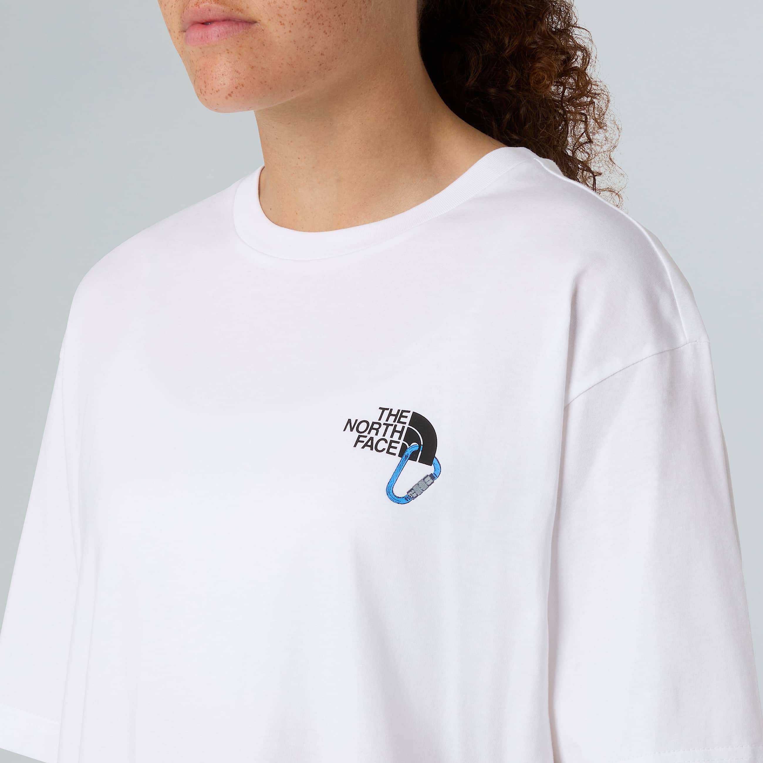 Uniseks Explore Carabiner RelaxedTshirt TNF TNF White ALT12