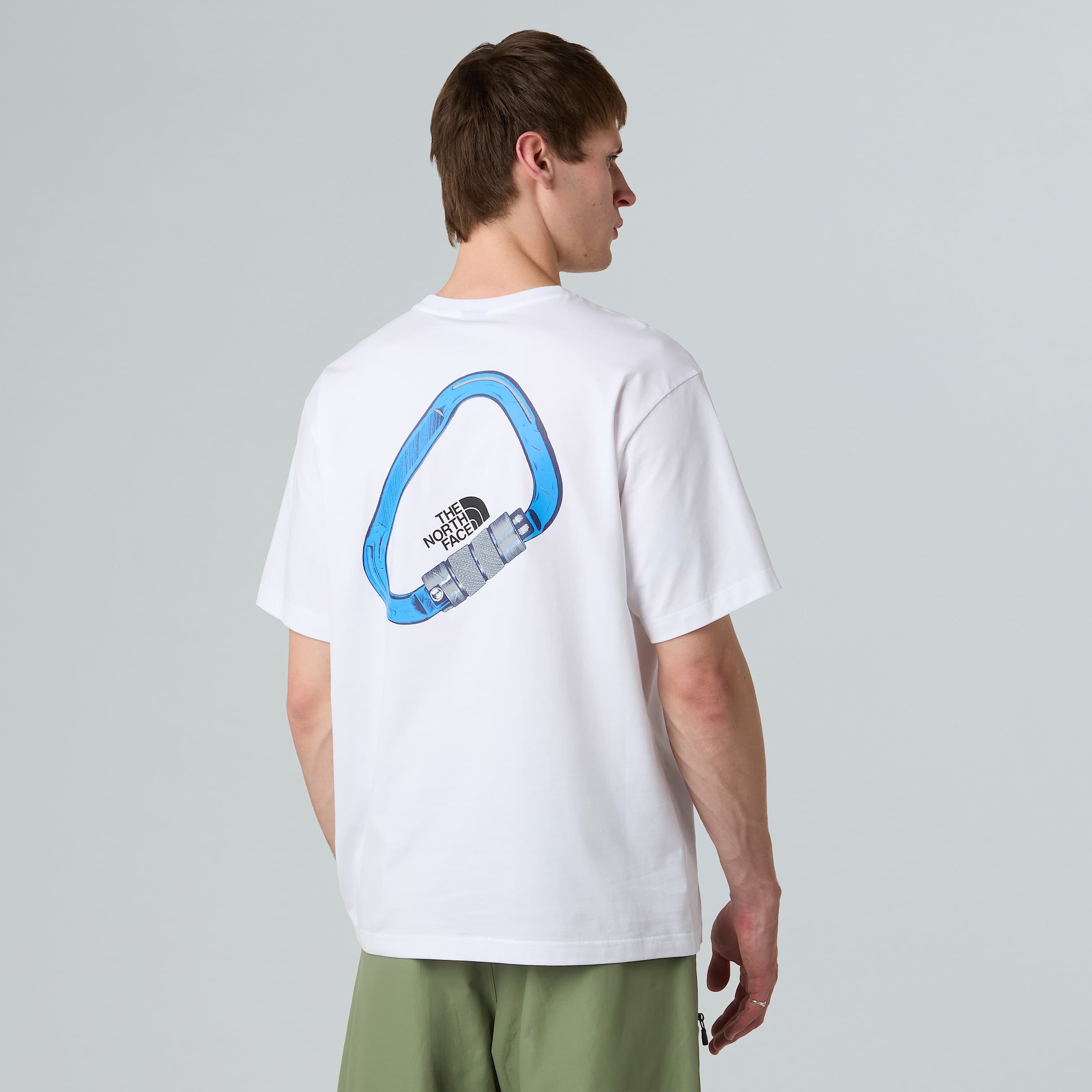 Uniseks Explore Carabiner RelaxedTshirt TNF TNF White ALT4
