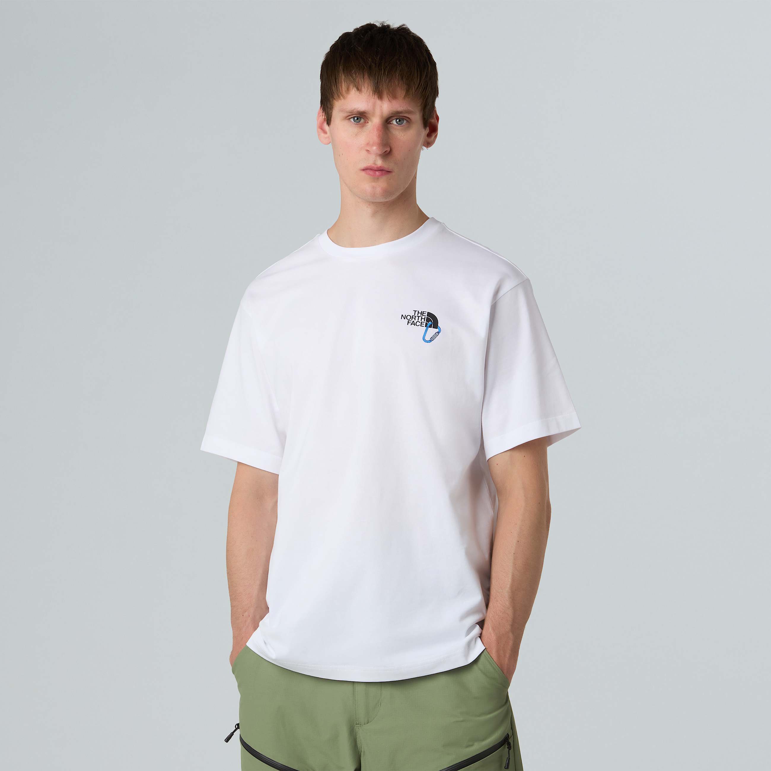 Uniseks Explore Carabiner RelaxedTshirt TNF TNF White ALT5