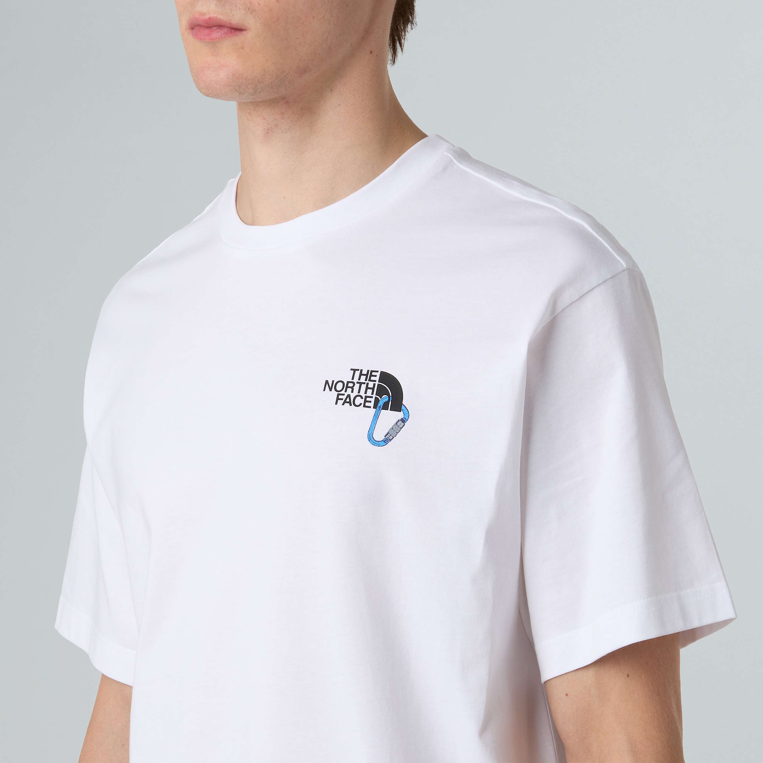 Uniseks Explore Carabiner RelaxedTshirt TNF TNF White ALT7