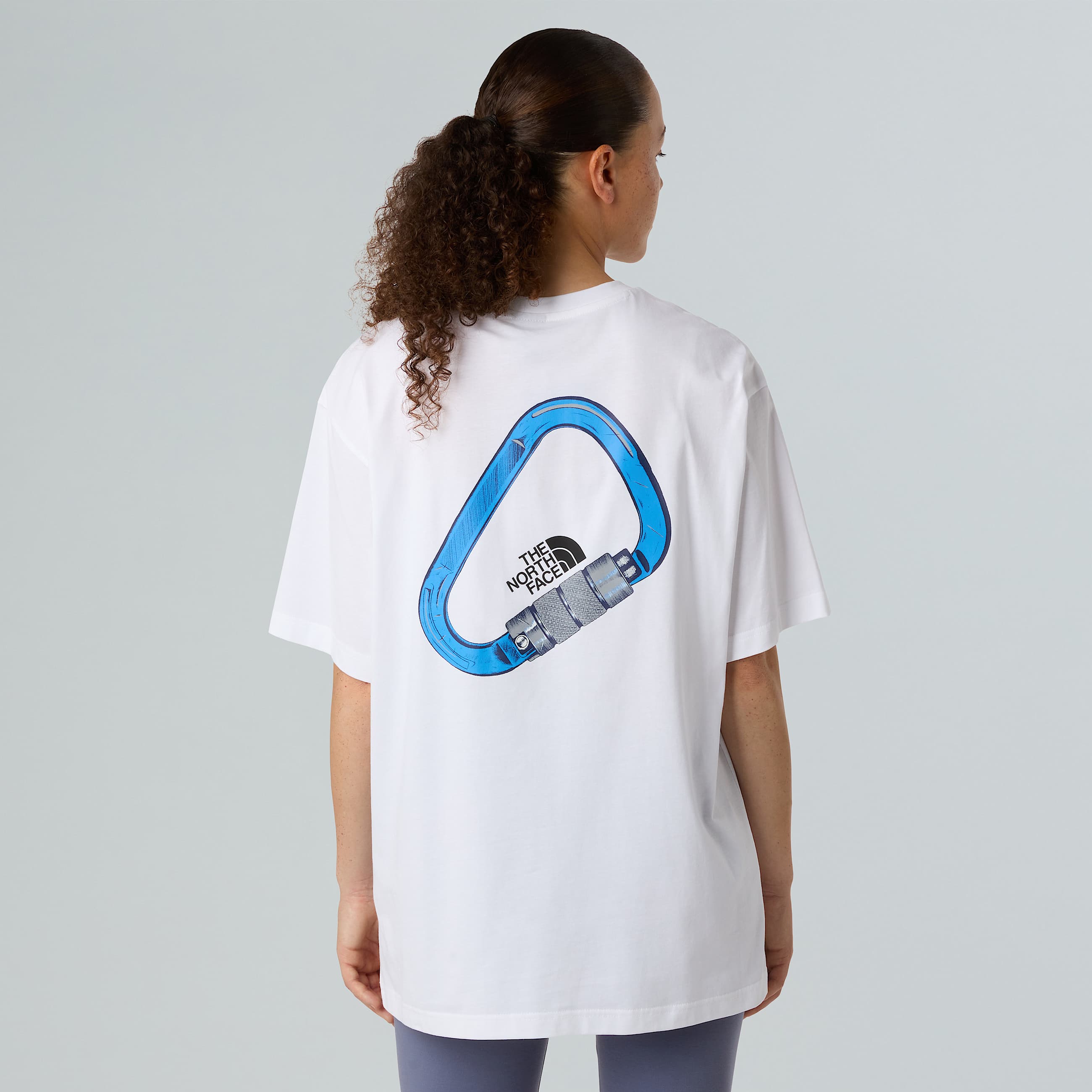 Uniseks Explore Carabiner RelaxedTshirt TNF TNF White ALT9