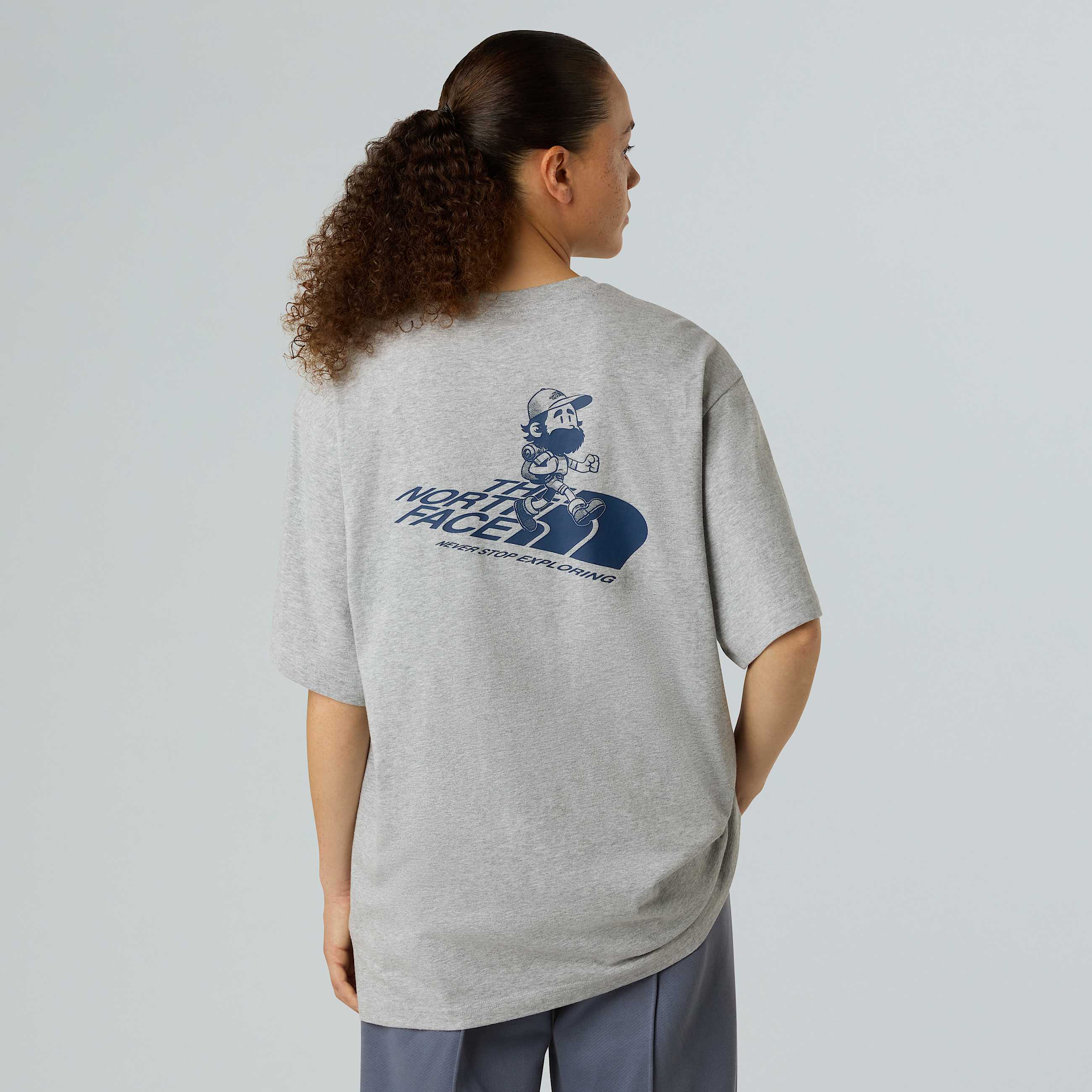 Run relaxt geschnittenes TShirt mit Grafik in Unisex TNF ALT9