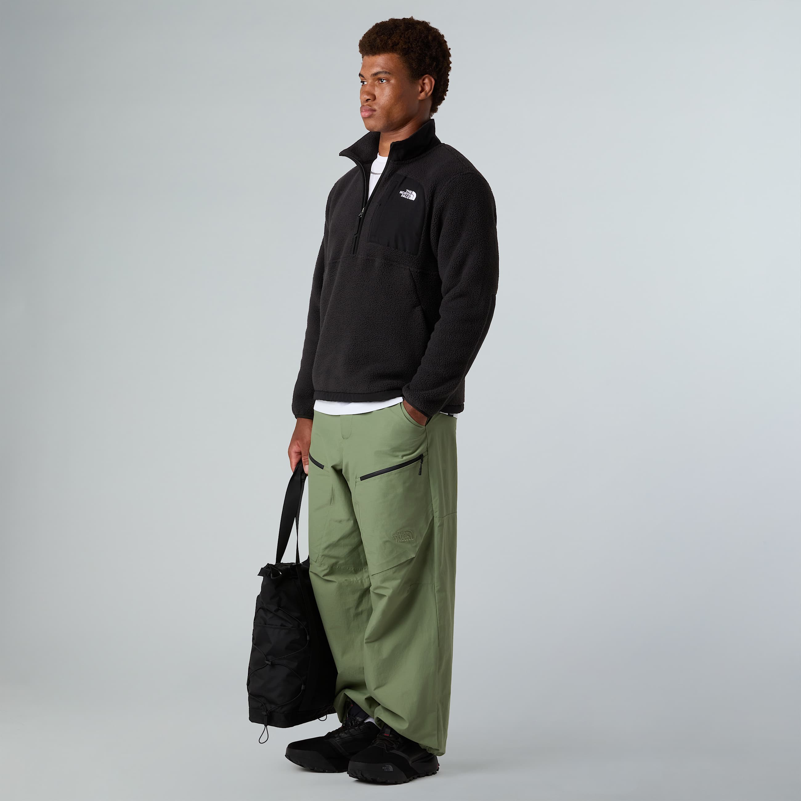 Mens Yumiori OffPeak 12 Zip Fleece Jacket TNF ALT5