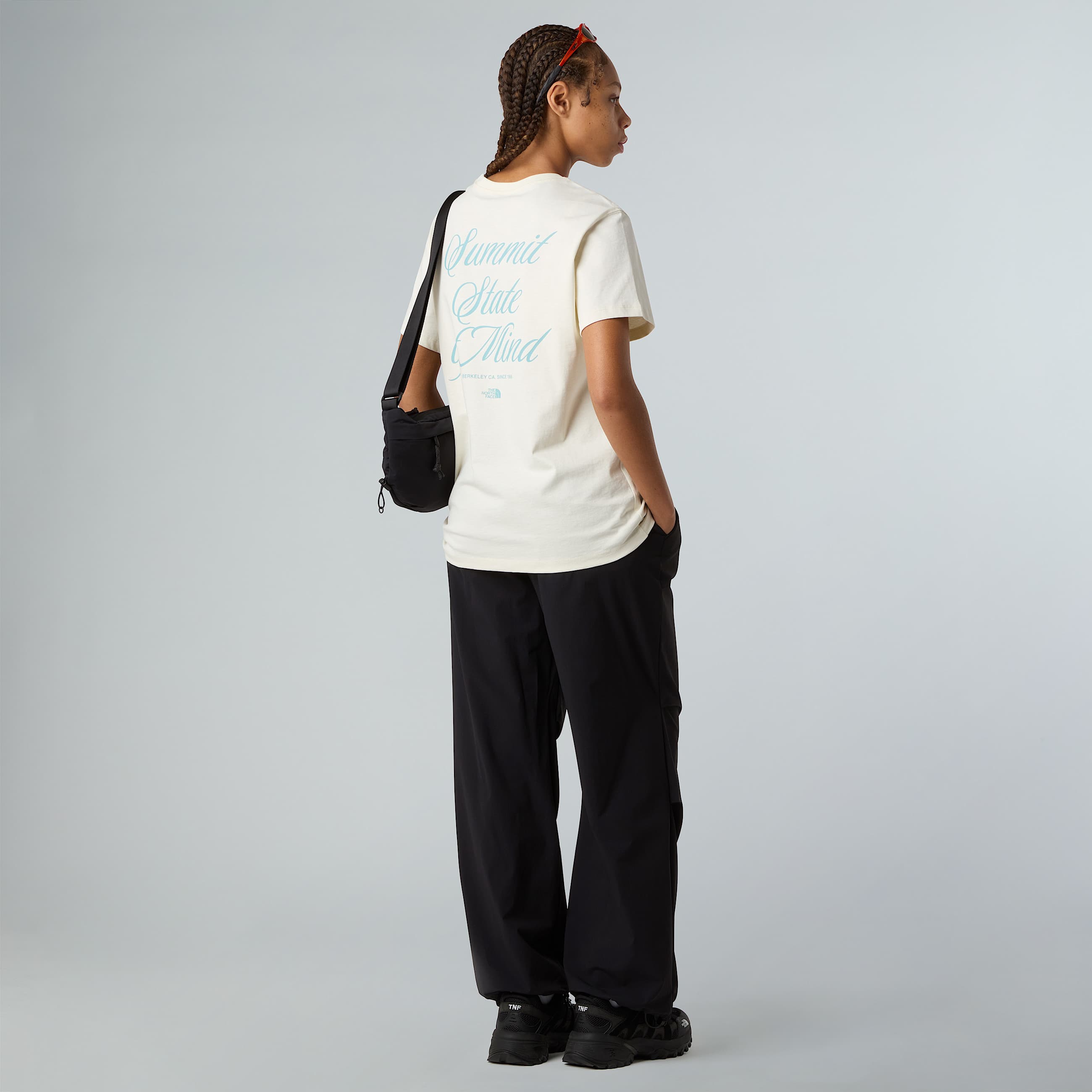 Inspire Exploration Relaxed Tshirt voor dames TNF White DuneBlue Eclipse ALT6