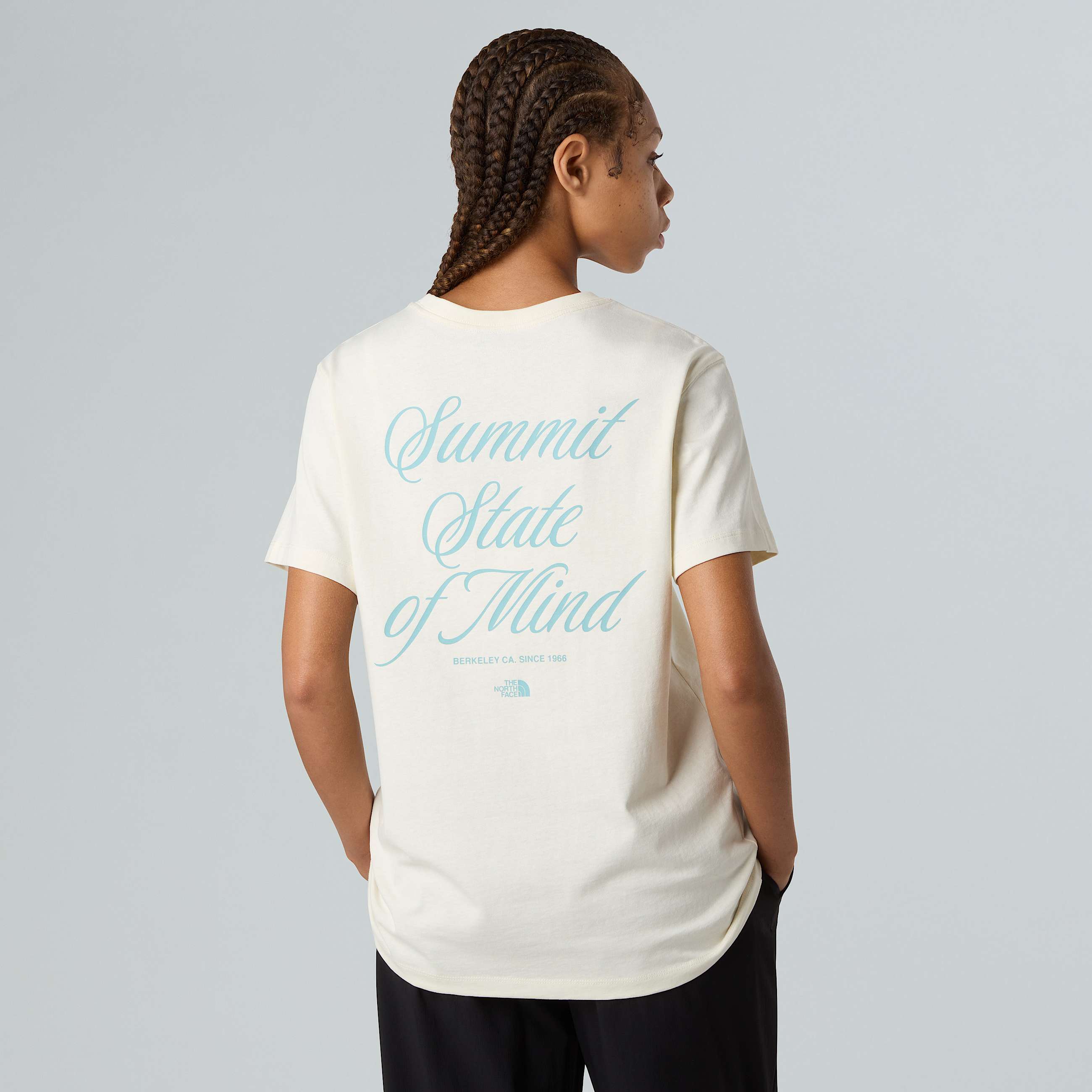Inspire Exploration Relaxed Tshirt voor dames TNF White DuneBlue Eclipse ALT4