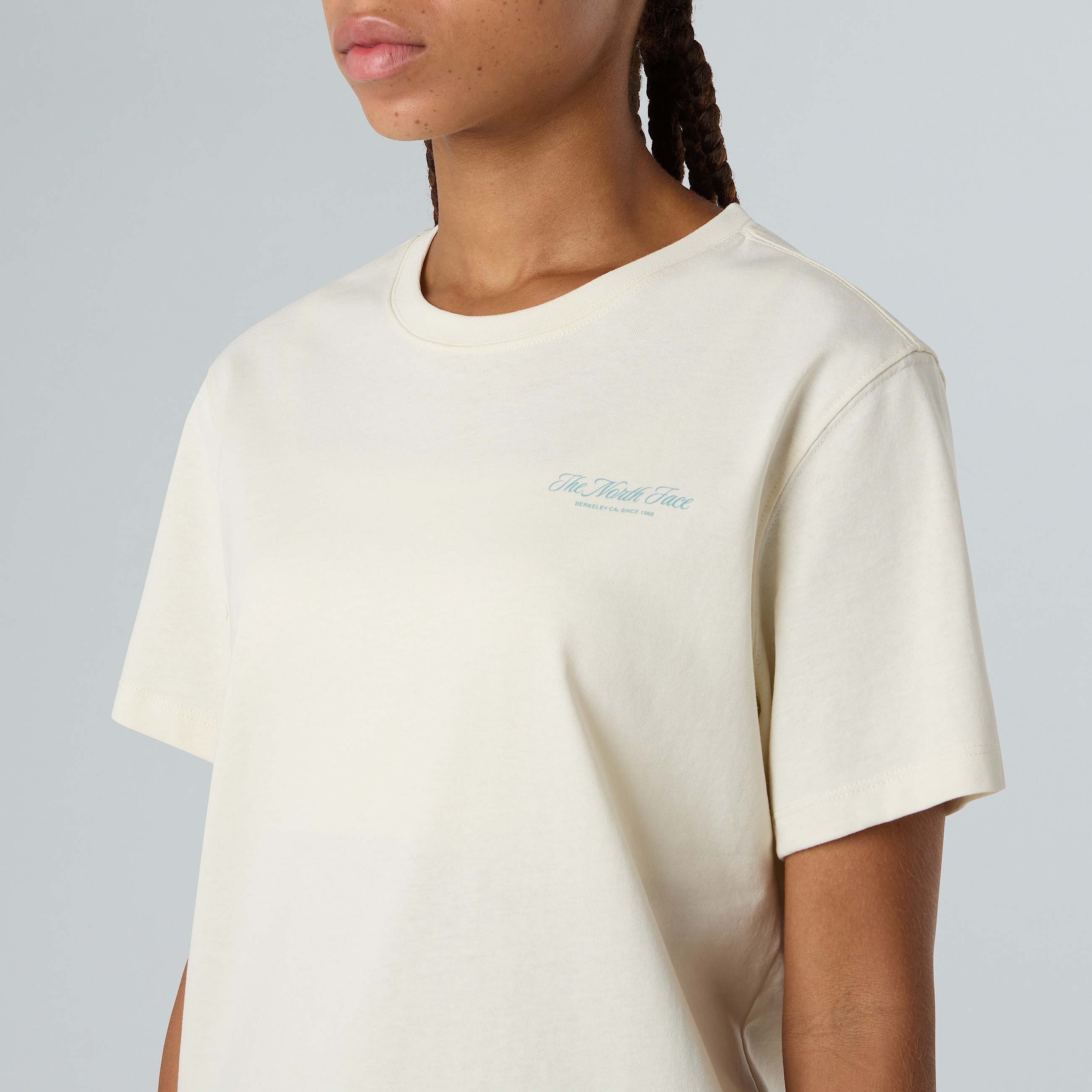 Inspire Exploration Relaxed Tshirt voor dames TNF White DuneBlue Eclipse ALT7