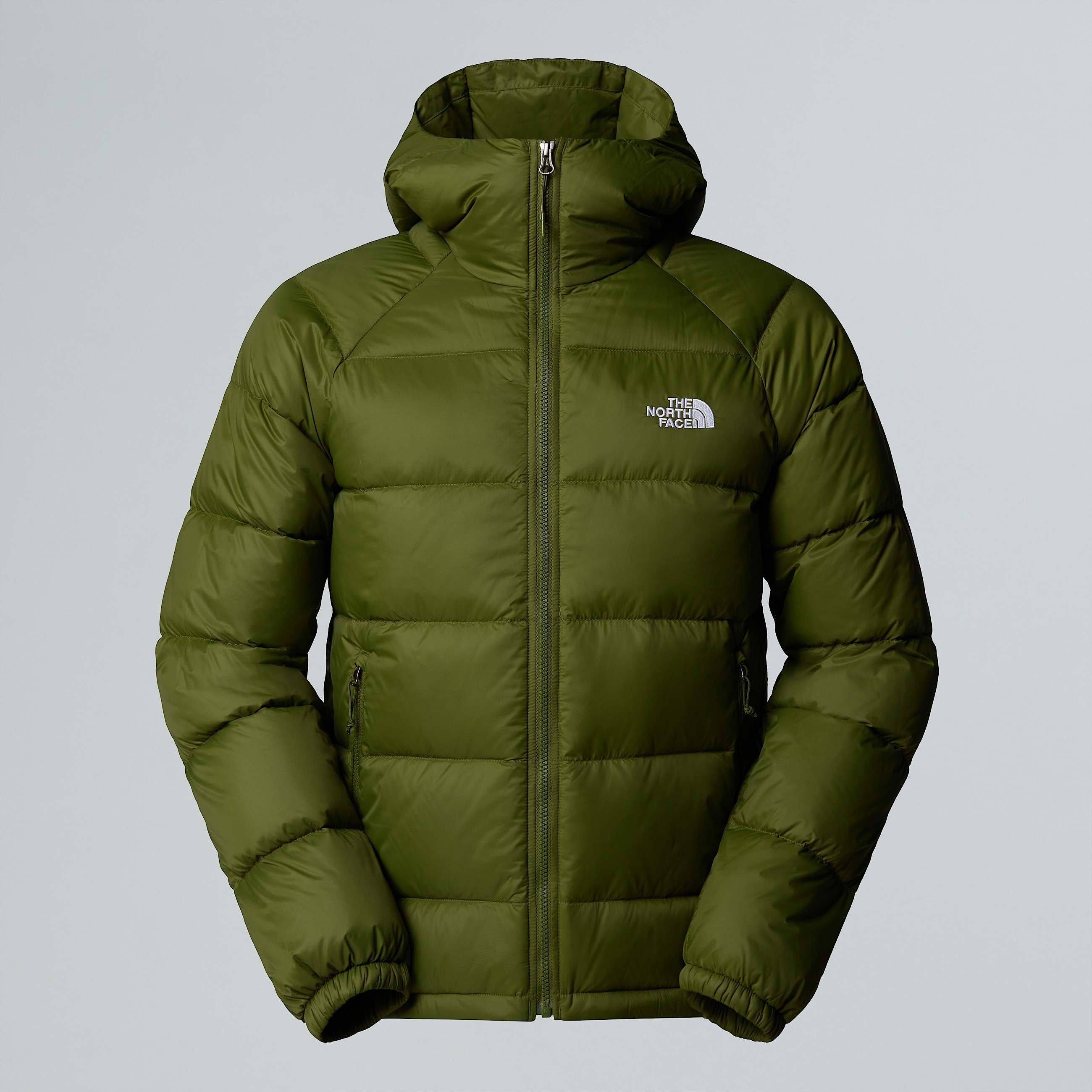 Mens Hydrenalite Hooded Down Jacket TNF Woodland Green HERO