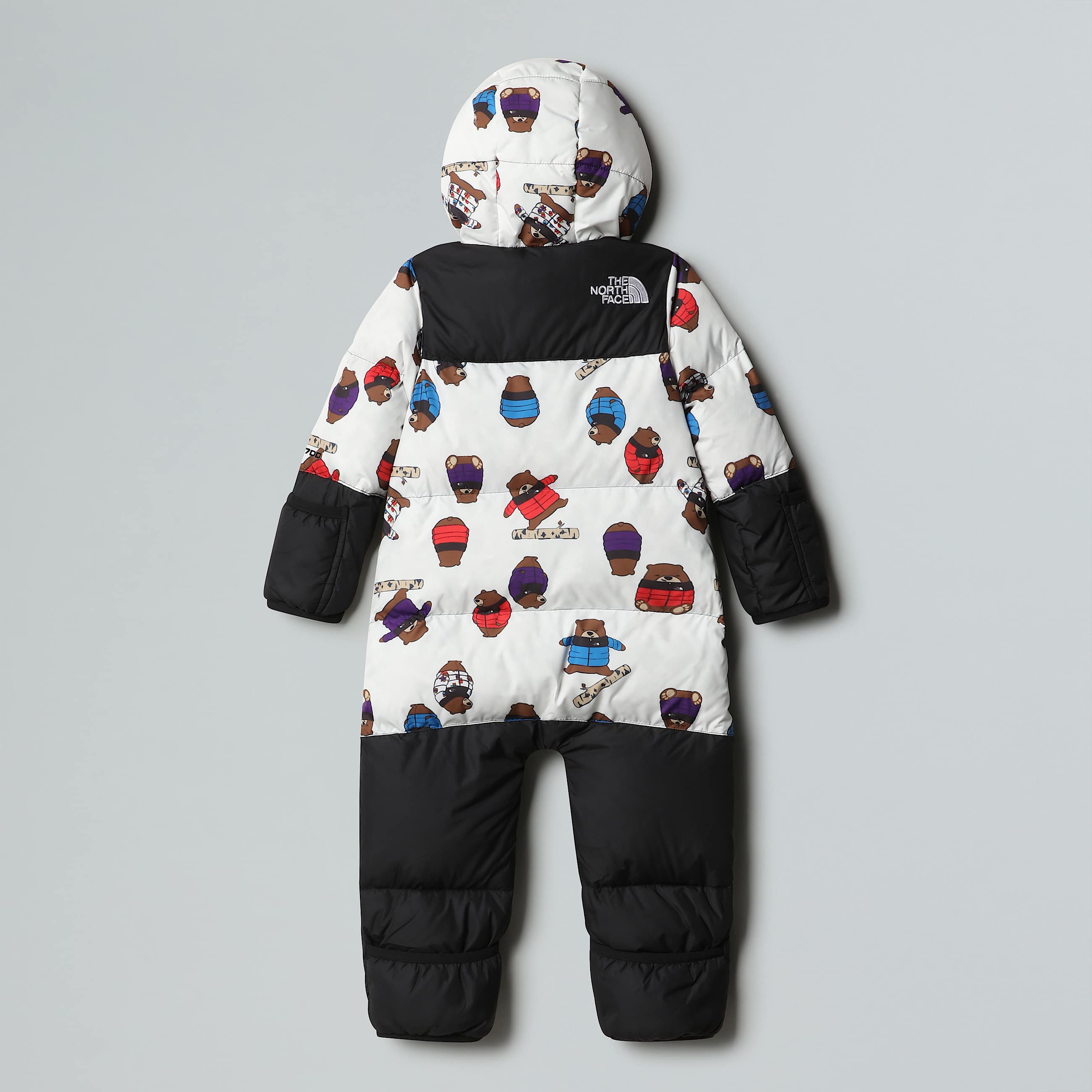 1996 Retro Nuptse Einteiler mit Aufdruck fr Babys TNF ALT1