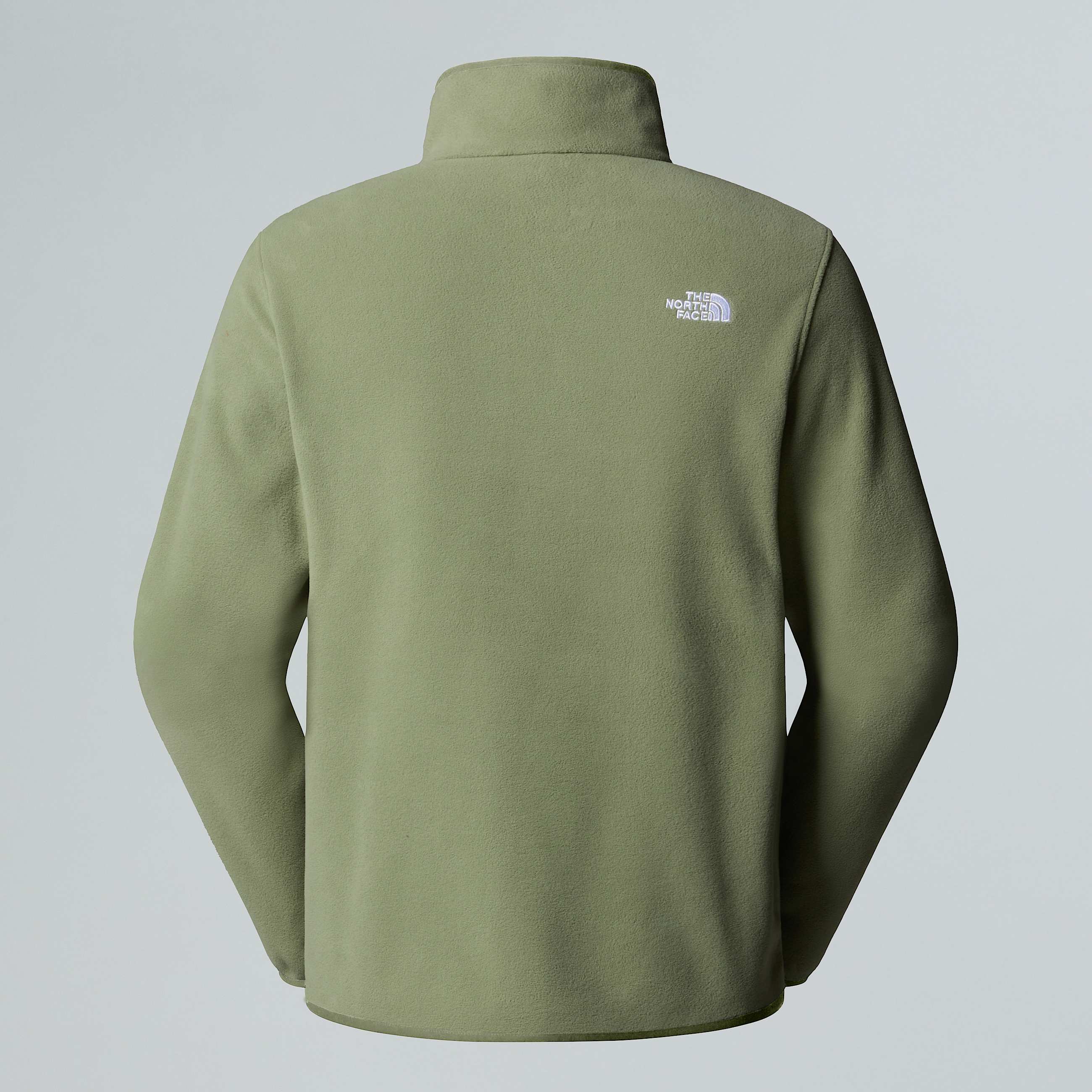 Glacierfleece met kwartrits voor heren TNF Bark Mist ALT1