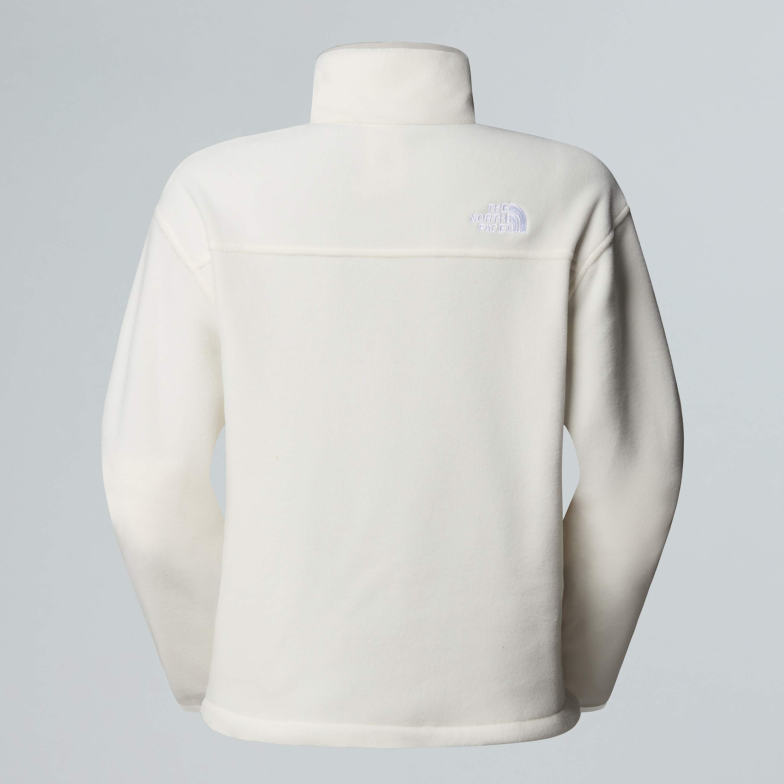Kort Glacier fleece med halv lynls til damer TNF White Dune ALT1