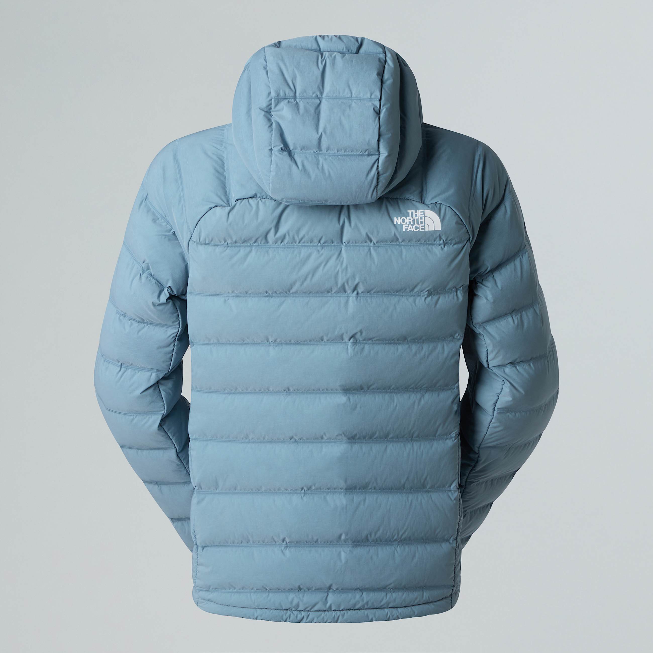 Abseil Stretch Down Hooded Jacket W TNF Shallow Blue ALT1